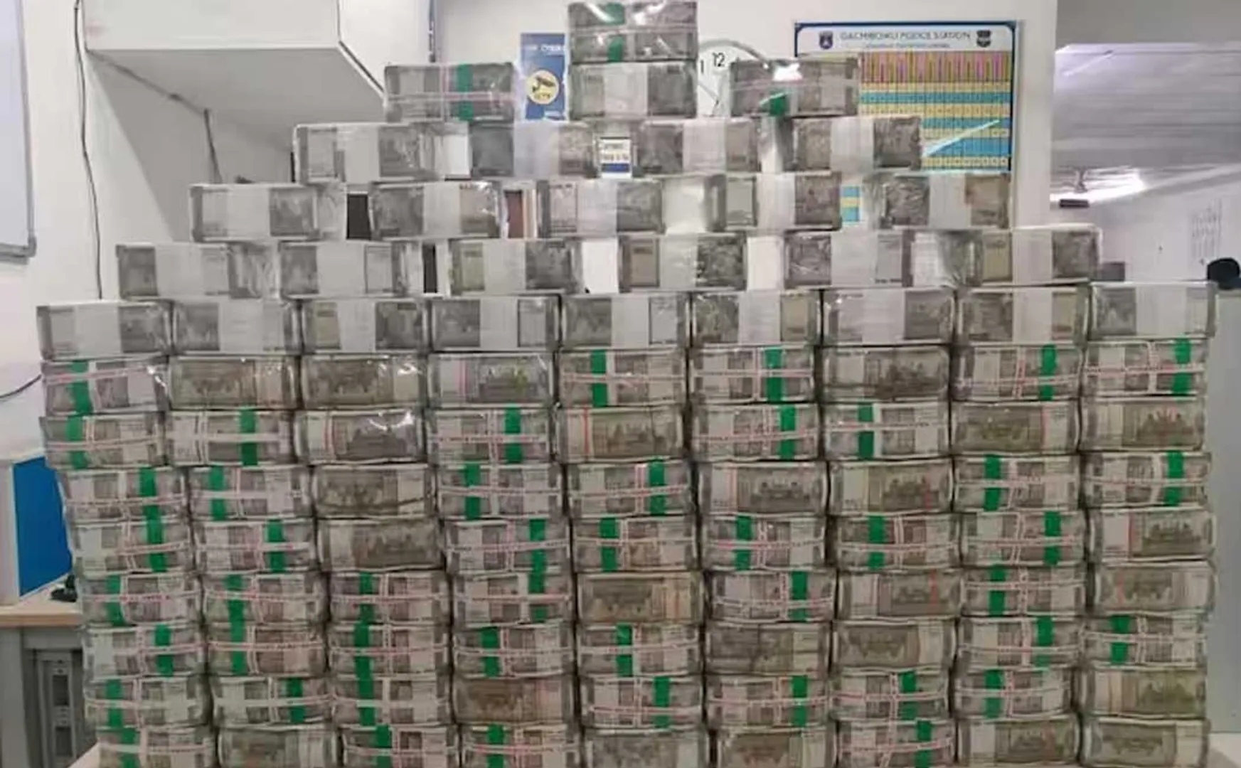Bonded money; Carried away to deliver to voters? in hyderabad