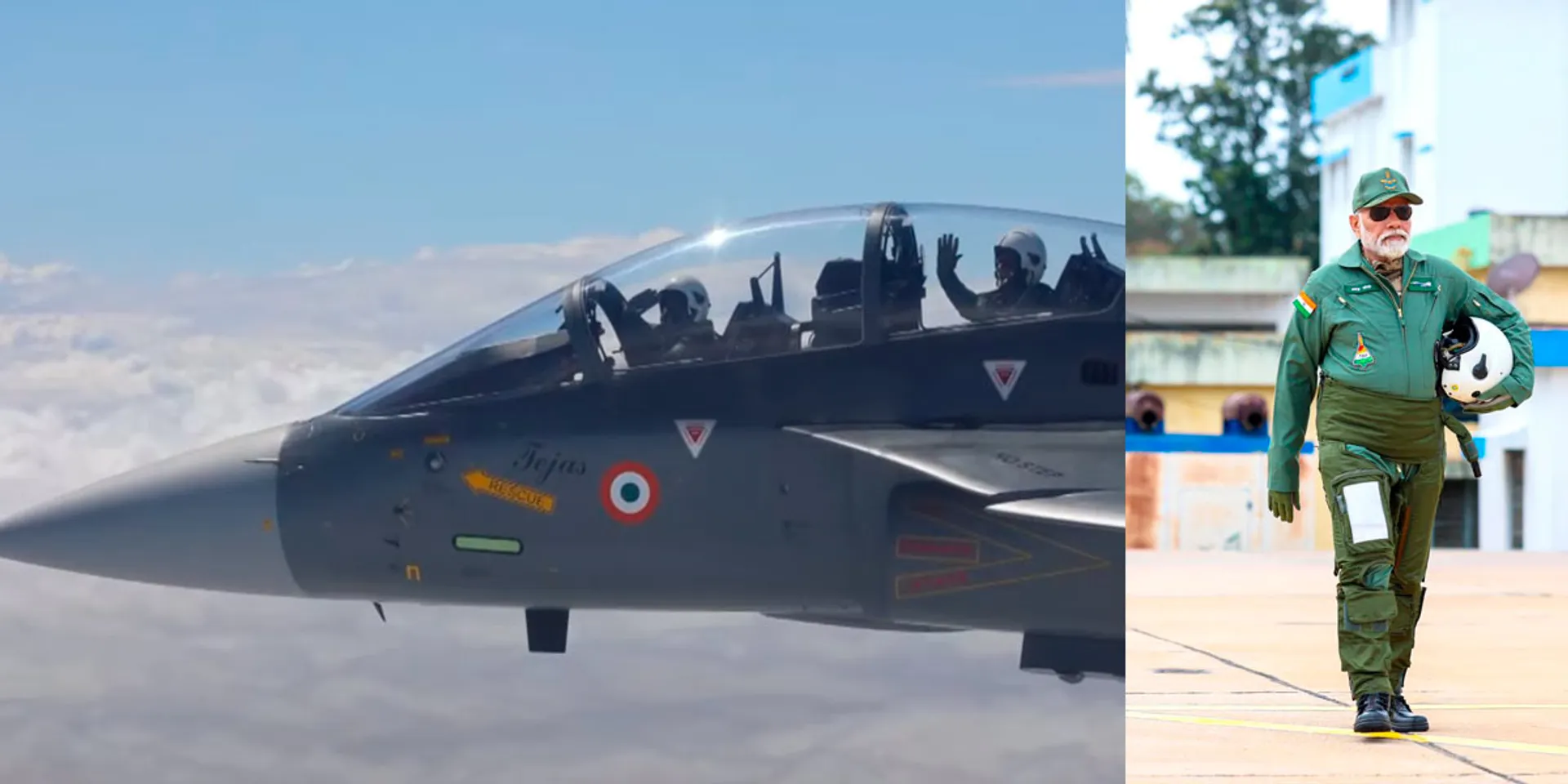  Modi flew in a fighter jet