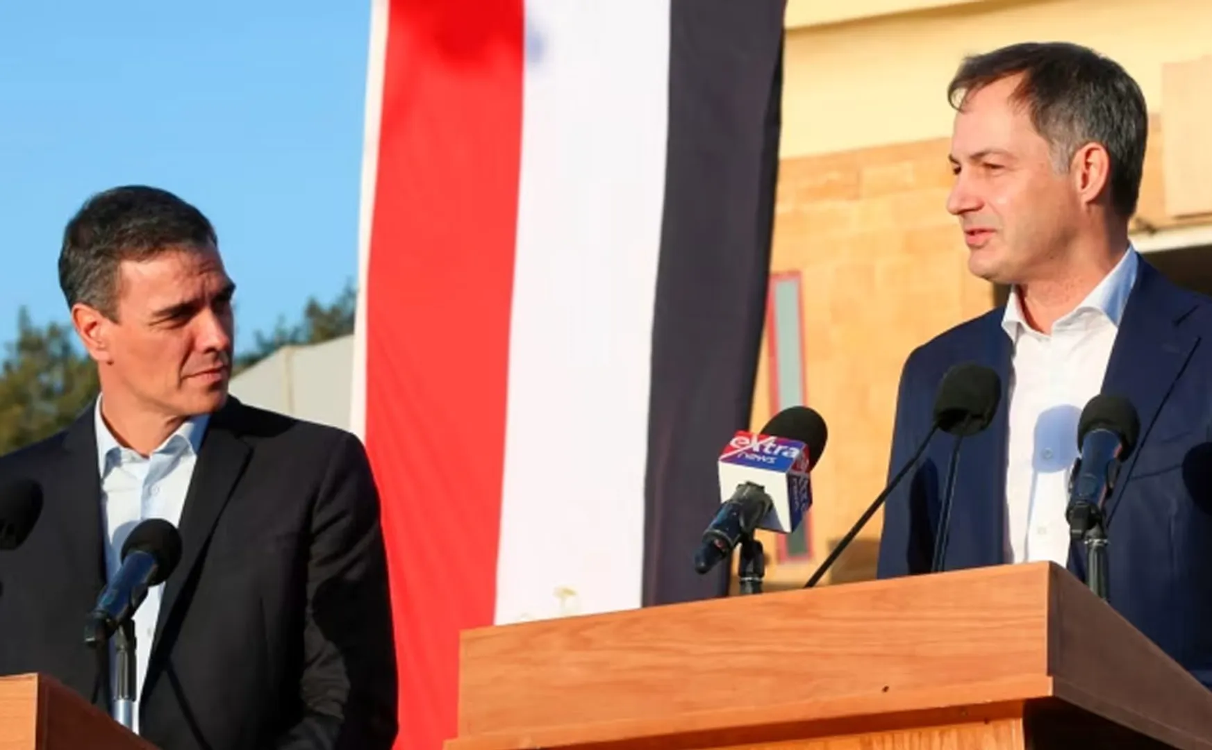 Spanish and Belgium Prime Ministers condemned says Israel's action is unacceptable