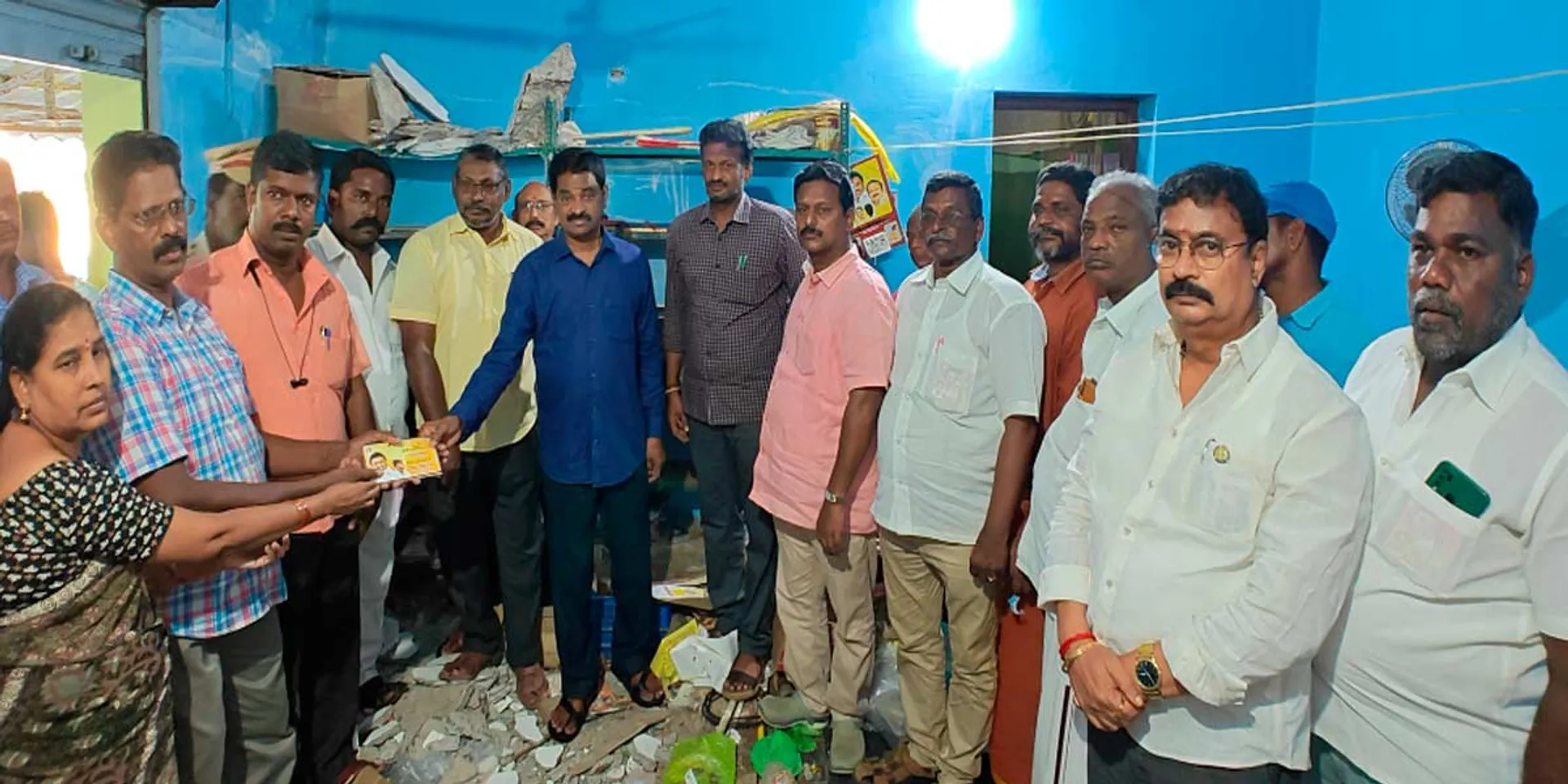 House collapsed due to heavy rain; MLA personally condoled the victim's family