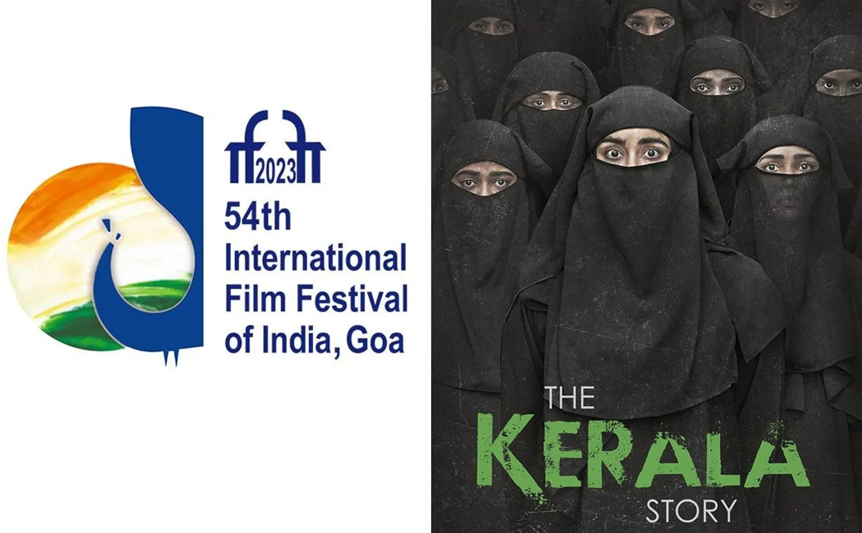 protest against  The Kerala Story screening in iffi