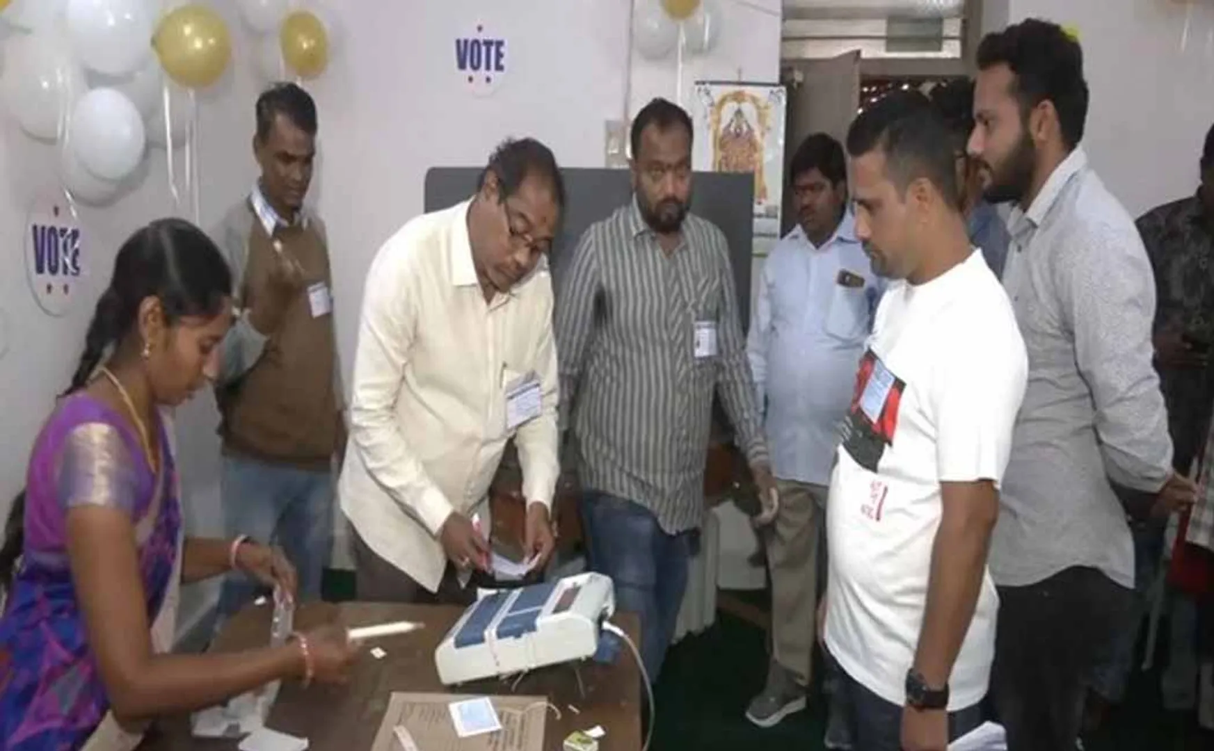Voting has started in Telangana