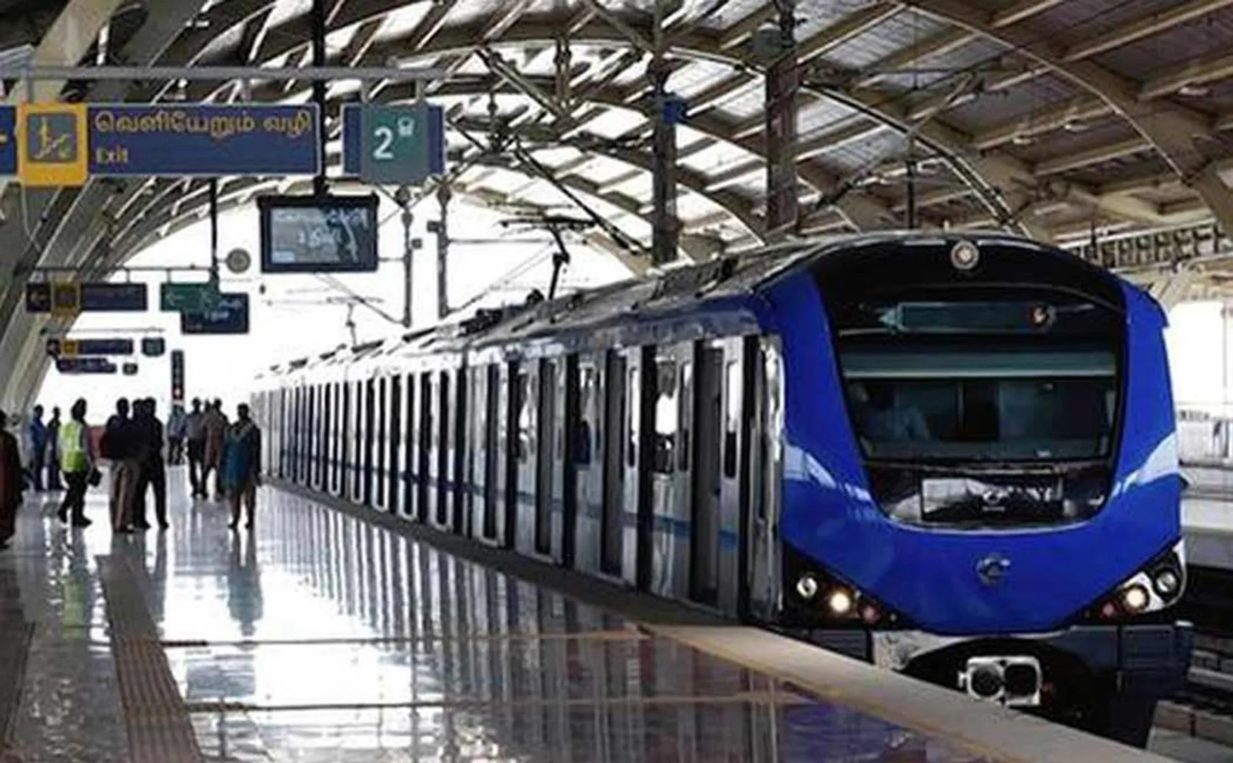 Metro administration announcement You can travel by metro train for Rs.5'  at tomorrow