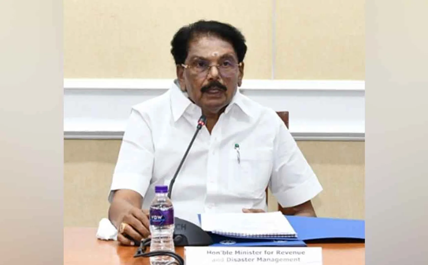 "Five people have passes away due to rain so far" - Minister K. K. S. S. R.