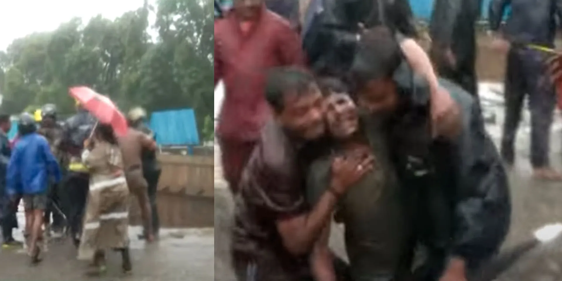  The workers were momentarily trapped in a 40-foot ditch; Tragedy in Velachery