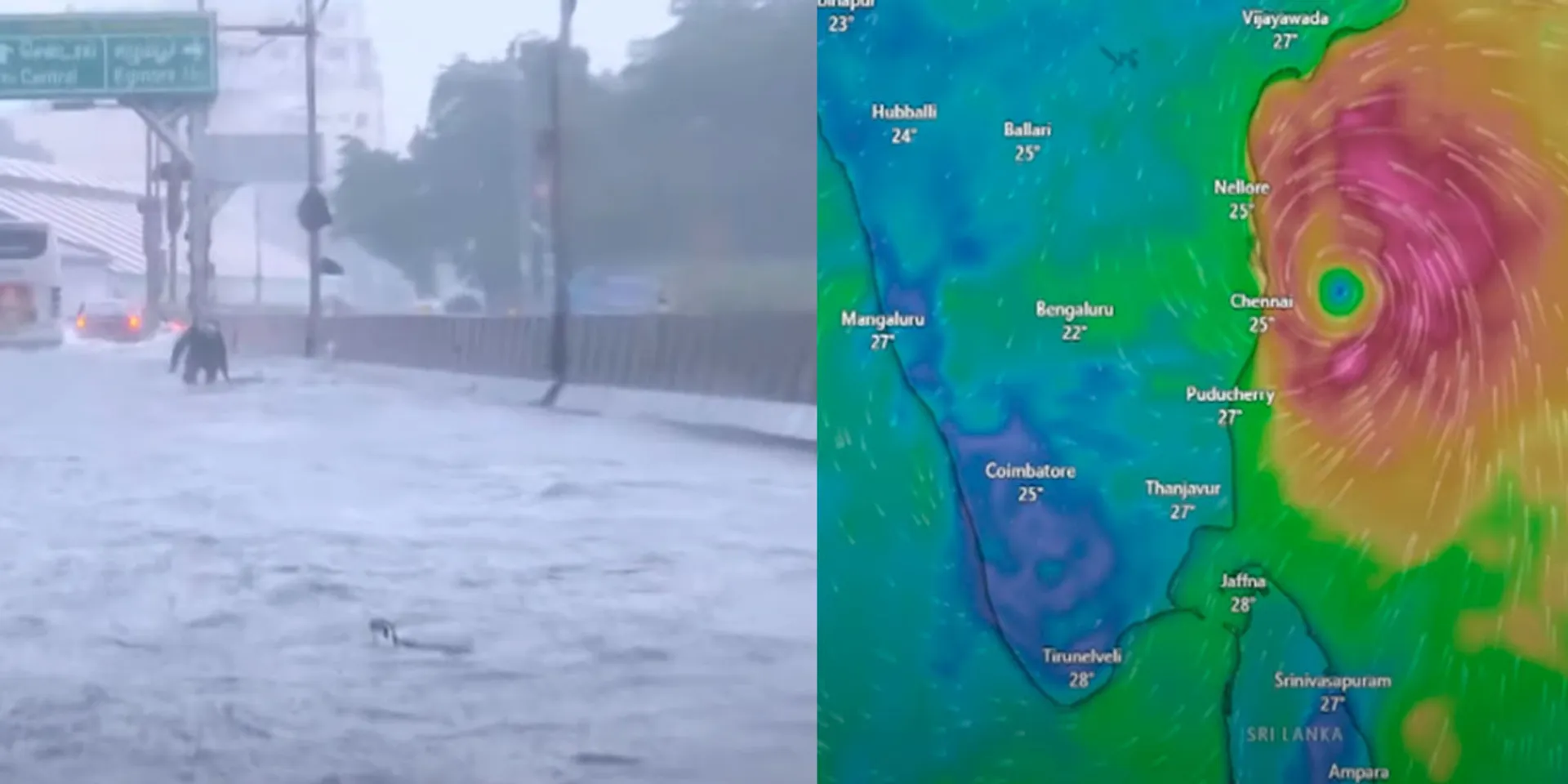 Severe storm 'michaung'