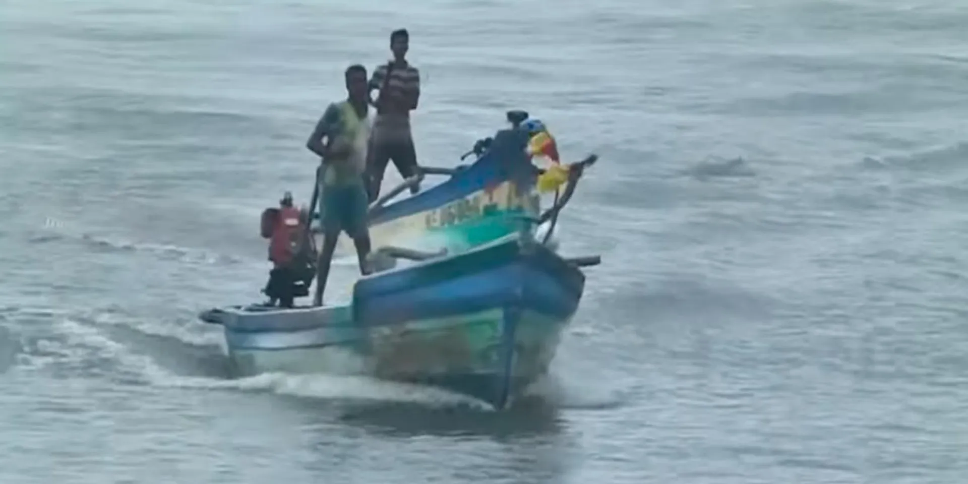  The Calming Storm; Fishermen who went to the sea after 8 days
