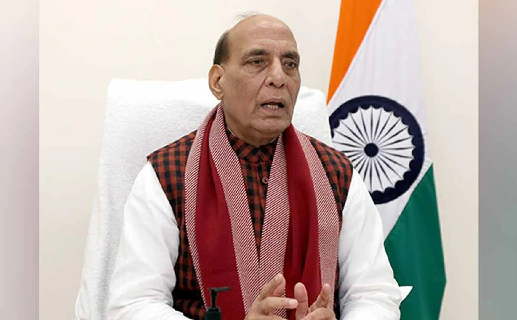 Union Minister Rajnath Singh visits Chennai