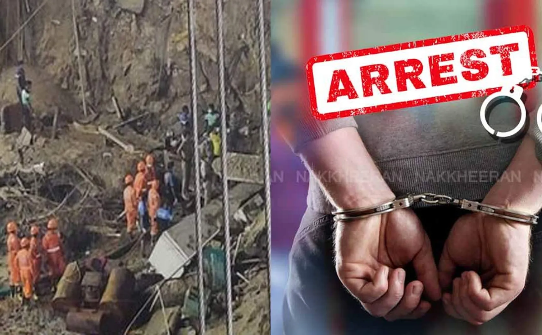 Construction supervisors arrested due to Velachery container accident