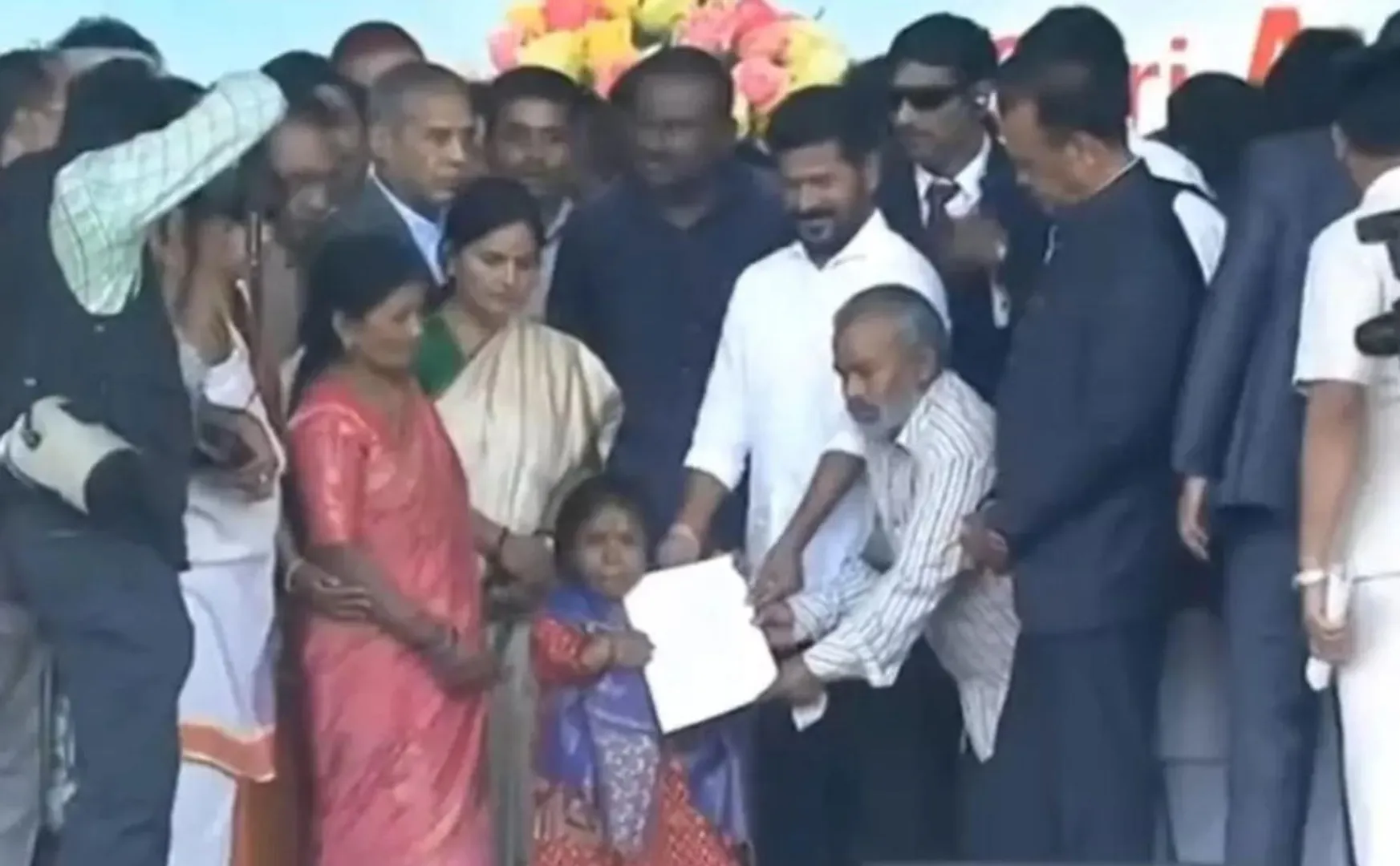 Revanth Reddy sworn in as Telangana Chief Minister; Fulfillment of the promise given to the disabled woman