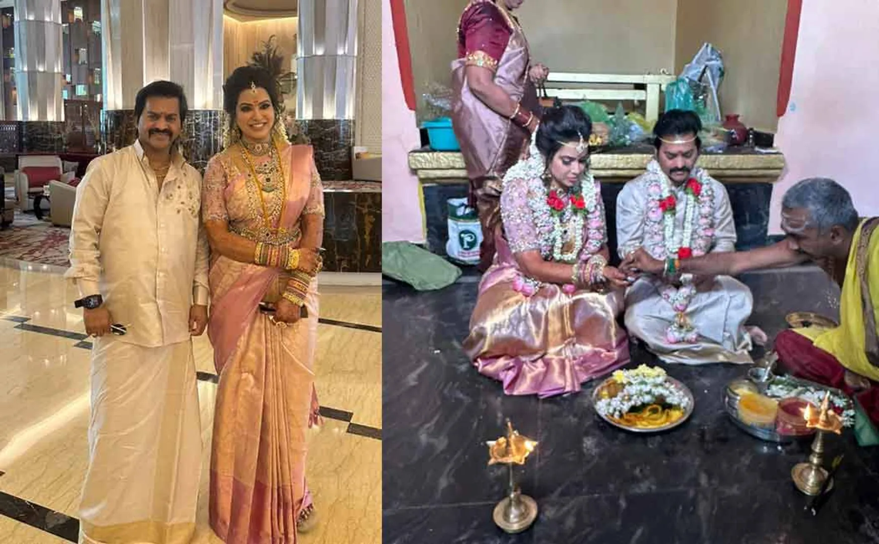 Redin Kingsley is married to serial actress Sangeetha