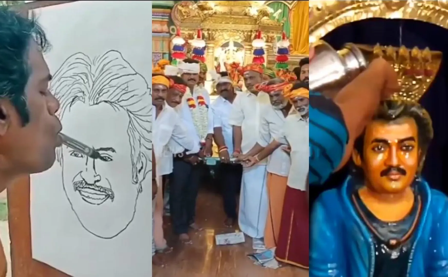 rajinikanth birthday celebration 