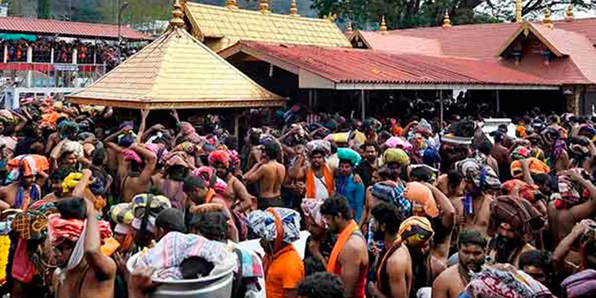 Ayyappa devotees who return without going to Sannithanam