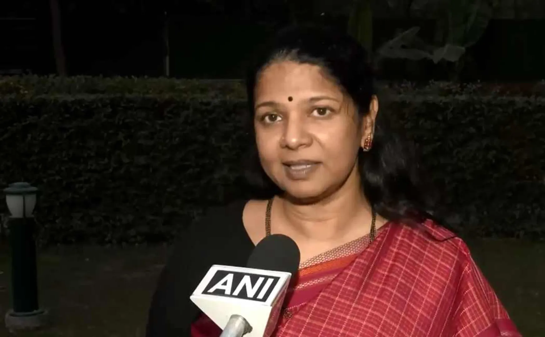 What is the BJP going to say about the lack of public security Kanimozhi MP