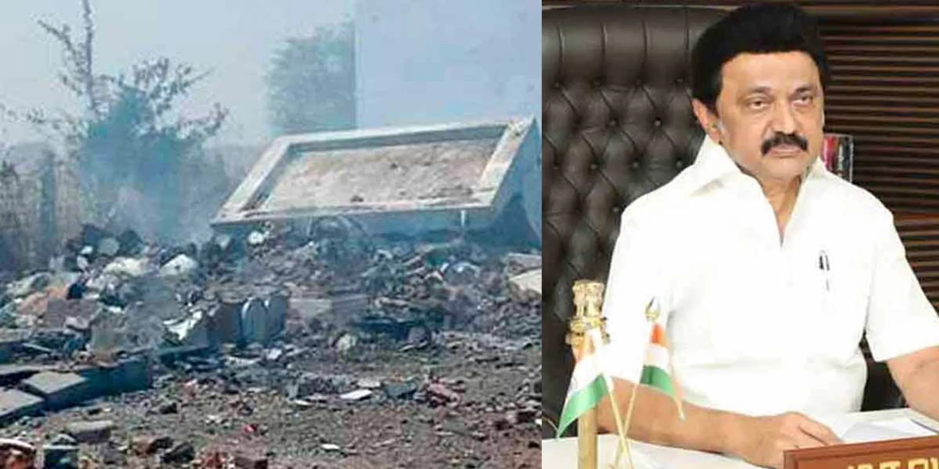 Sathur Fireworks Factory Blast; Chief Minister Relief Notice
