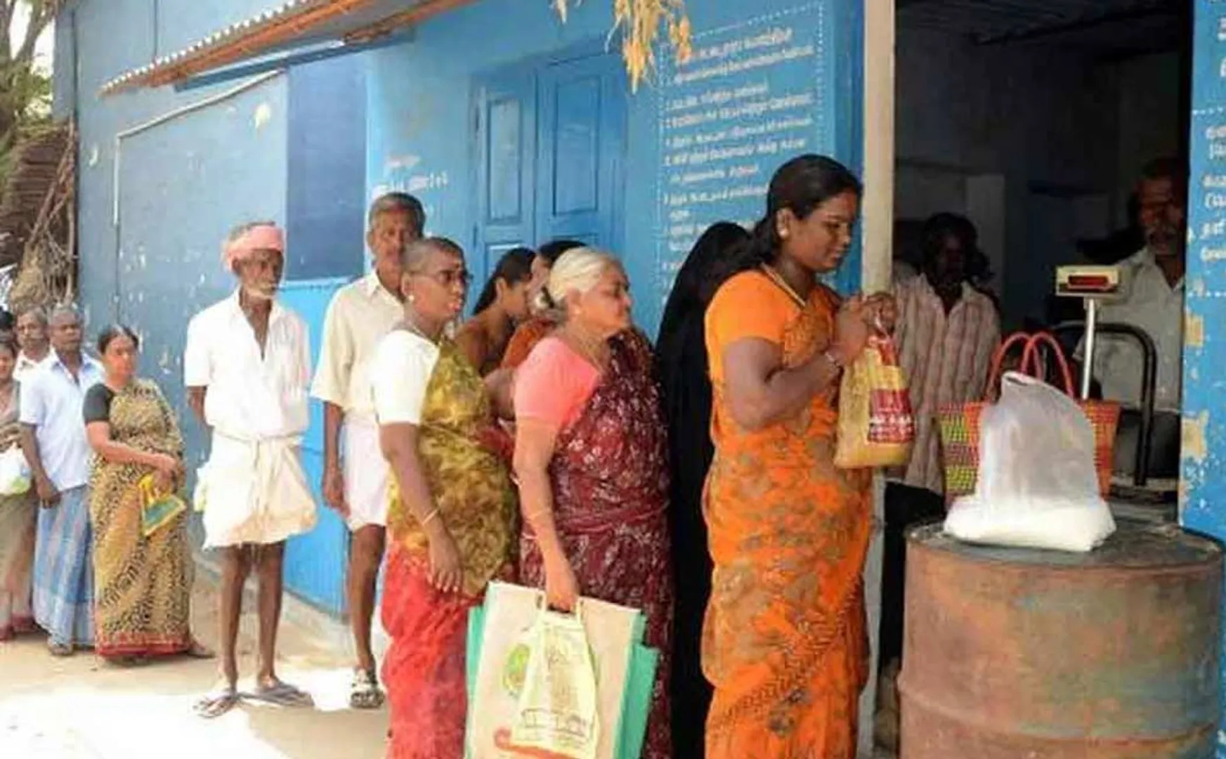 Ration shops open on Sunday!