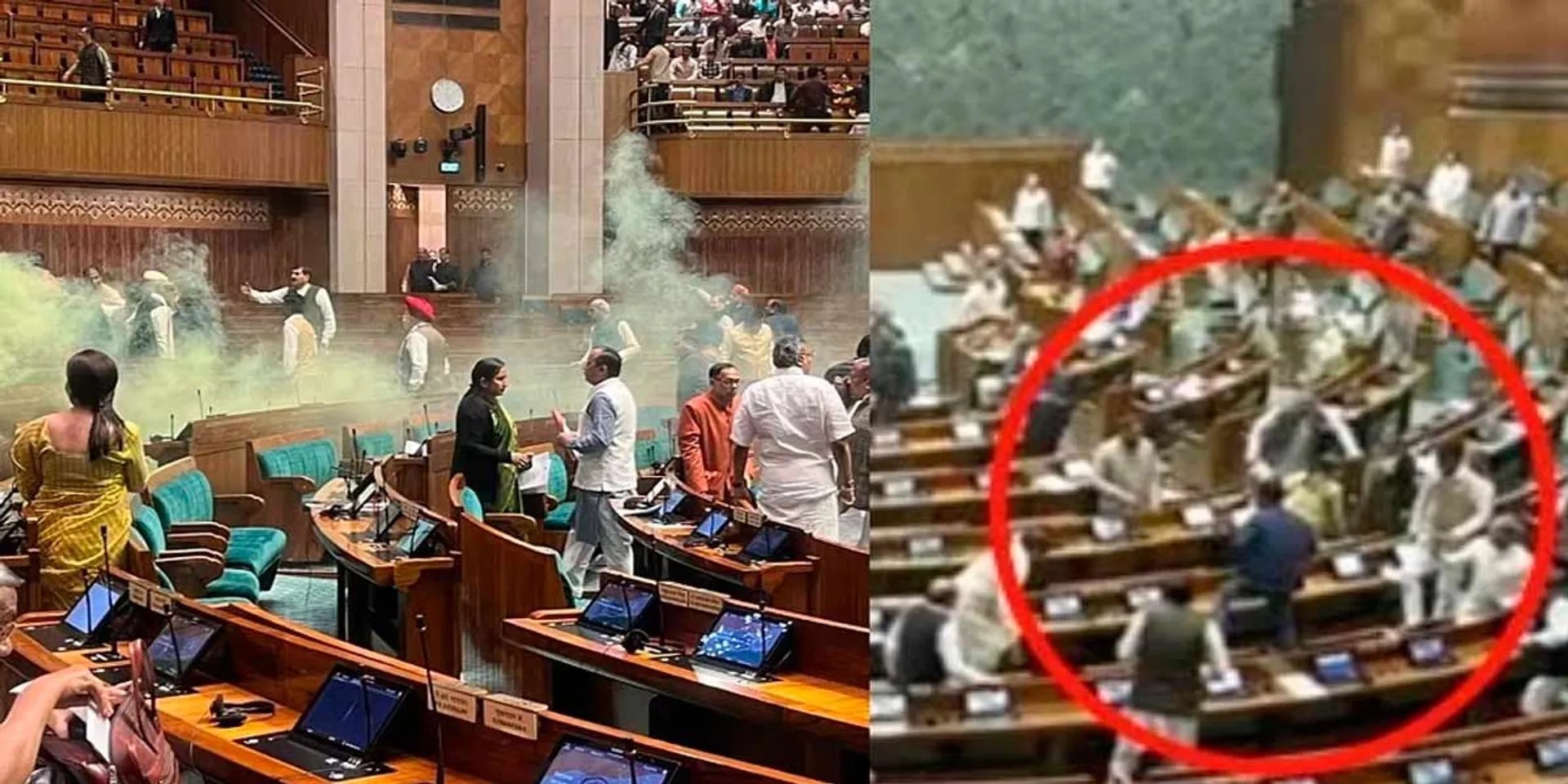Parliament Trespass- Arrested Rescued With Cell Phones On Fire