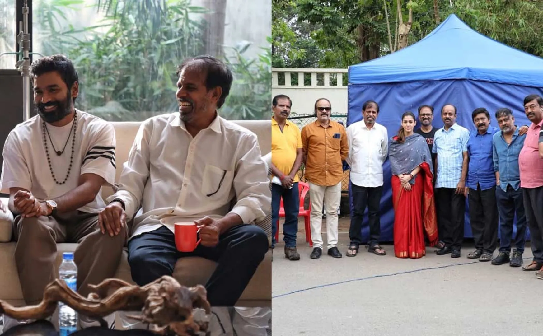 tamil film association members invited dhanush nayanthara for kalaingar 100 function