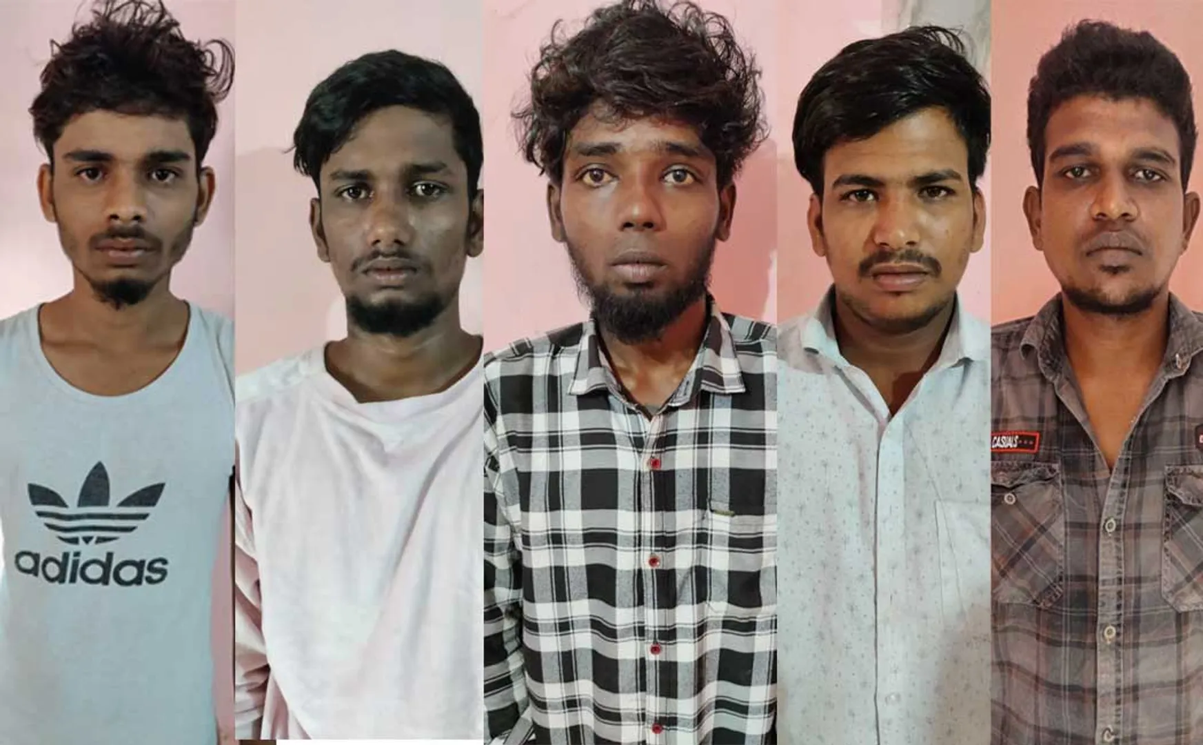 Police arrested 5 people who misbehaved with the youth
