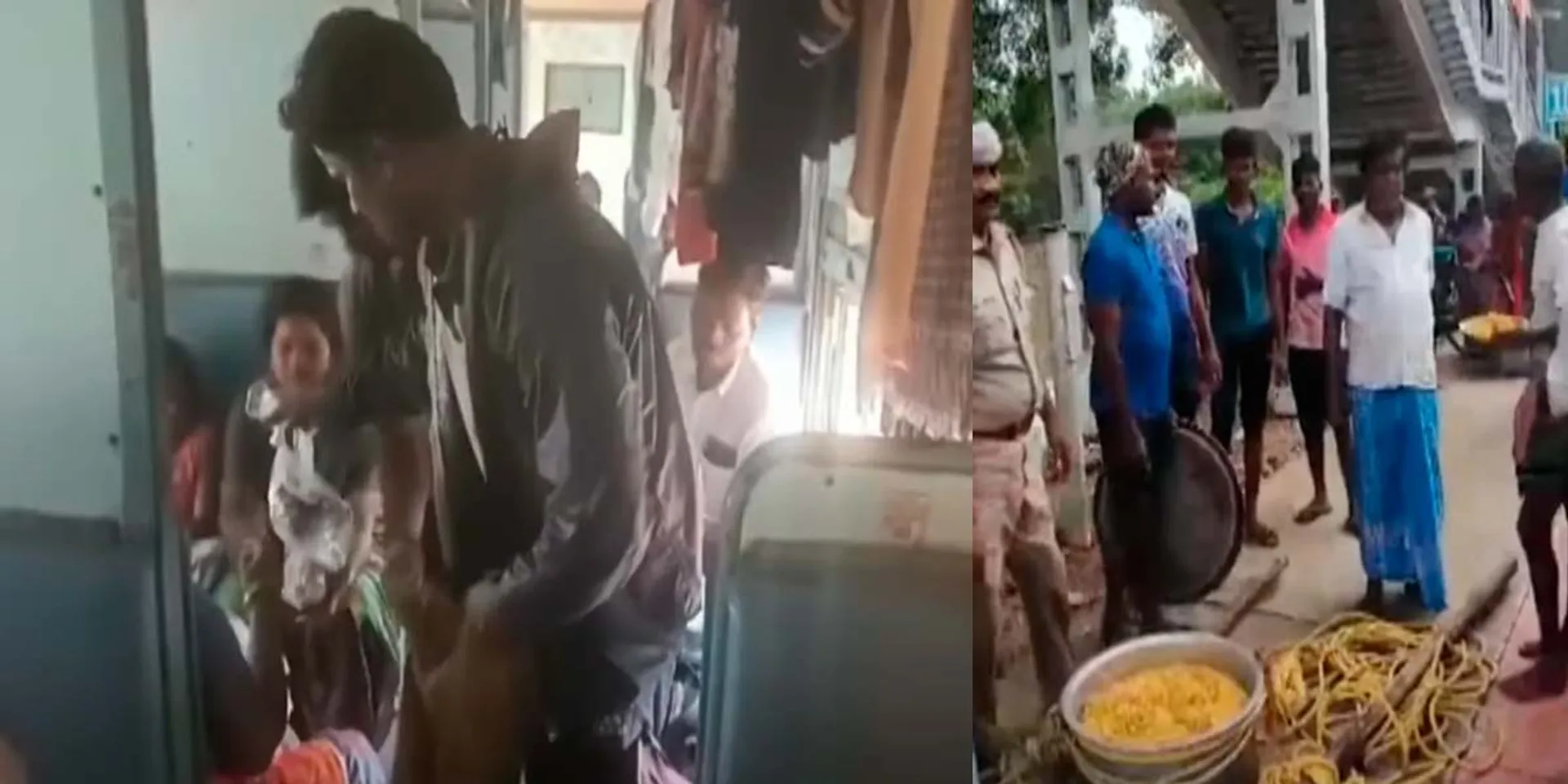 Humanity at risk; Train passengers like local residents