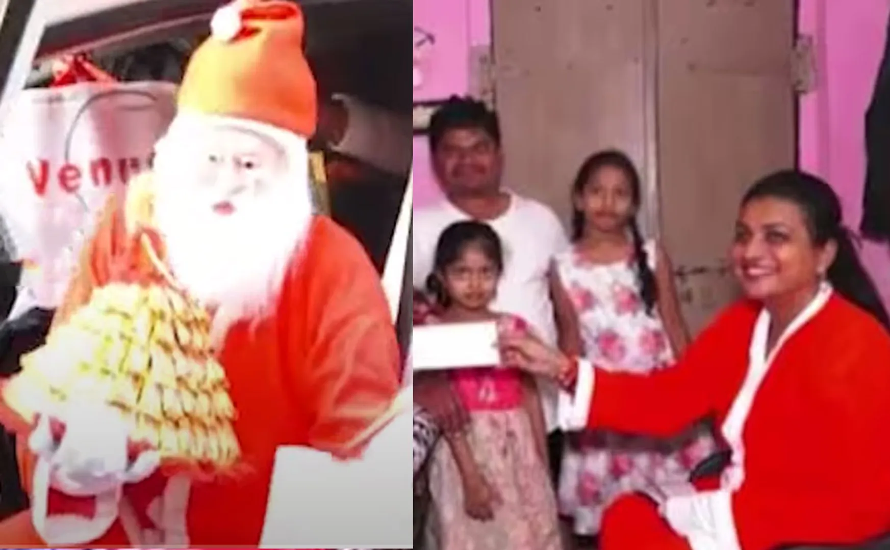 minister roja as christmas santa