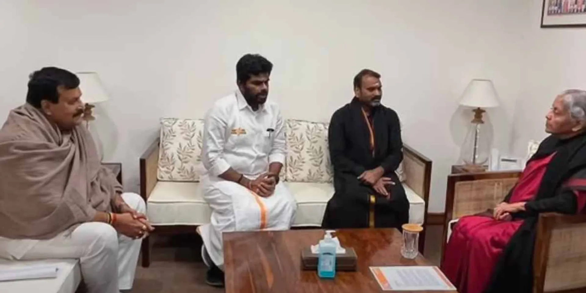  Annamalai meeting with Nirmala Sitharaman