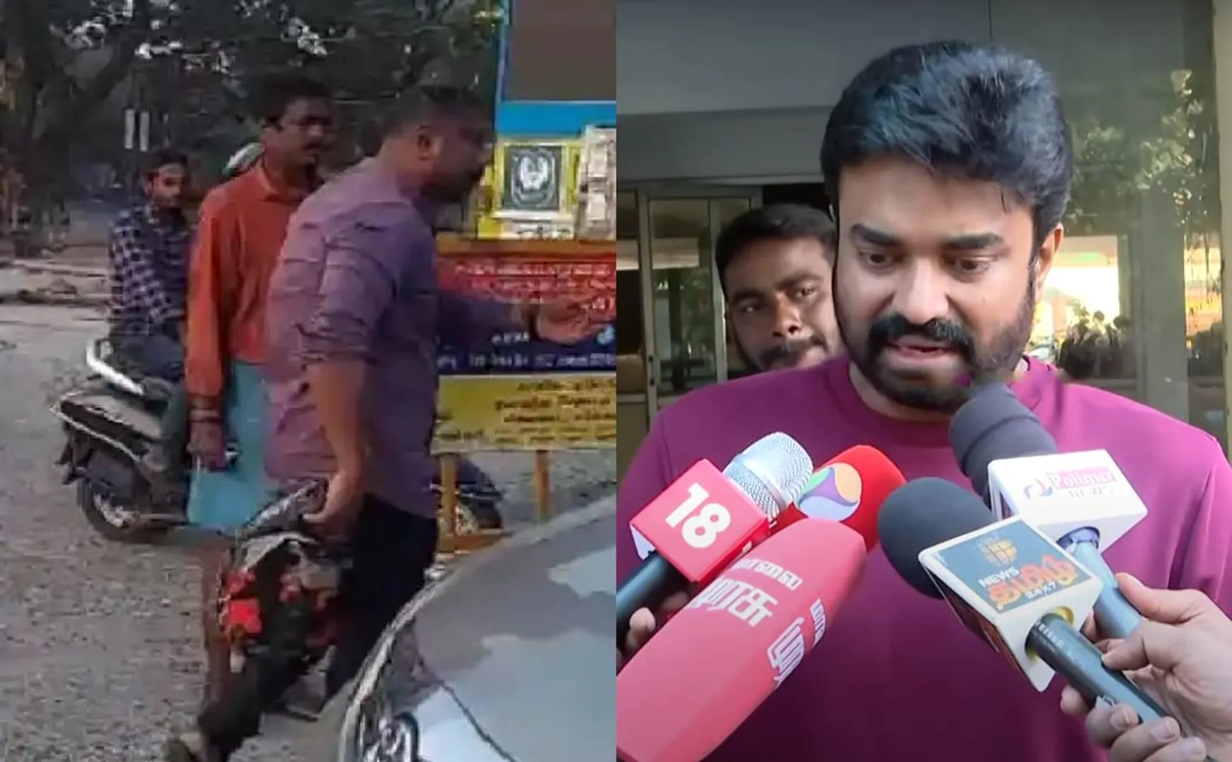 al vijay attack by youngster issue 