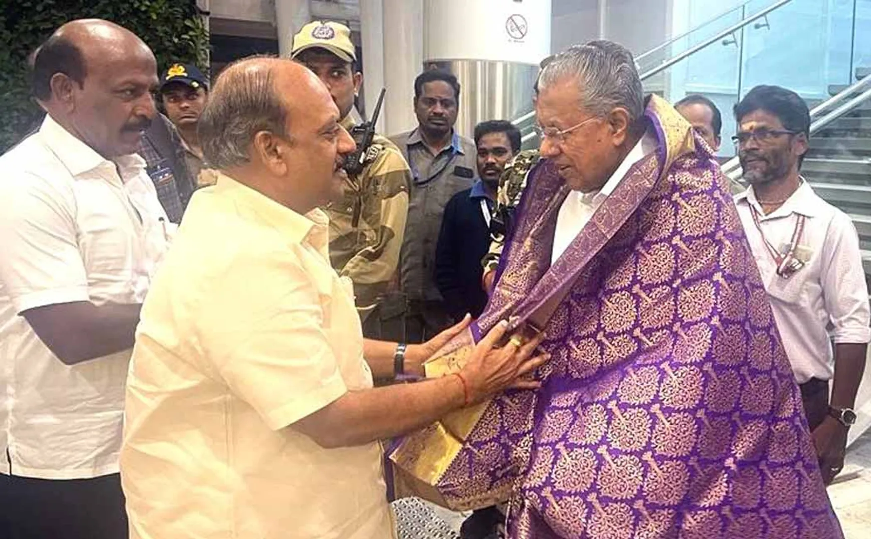 Kerala Chief Minister Pinarayi Vijayan visits Chennai