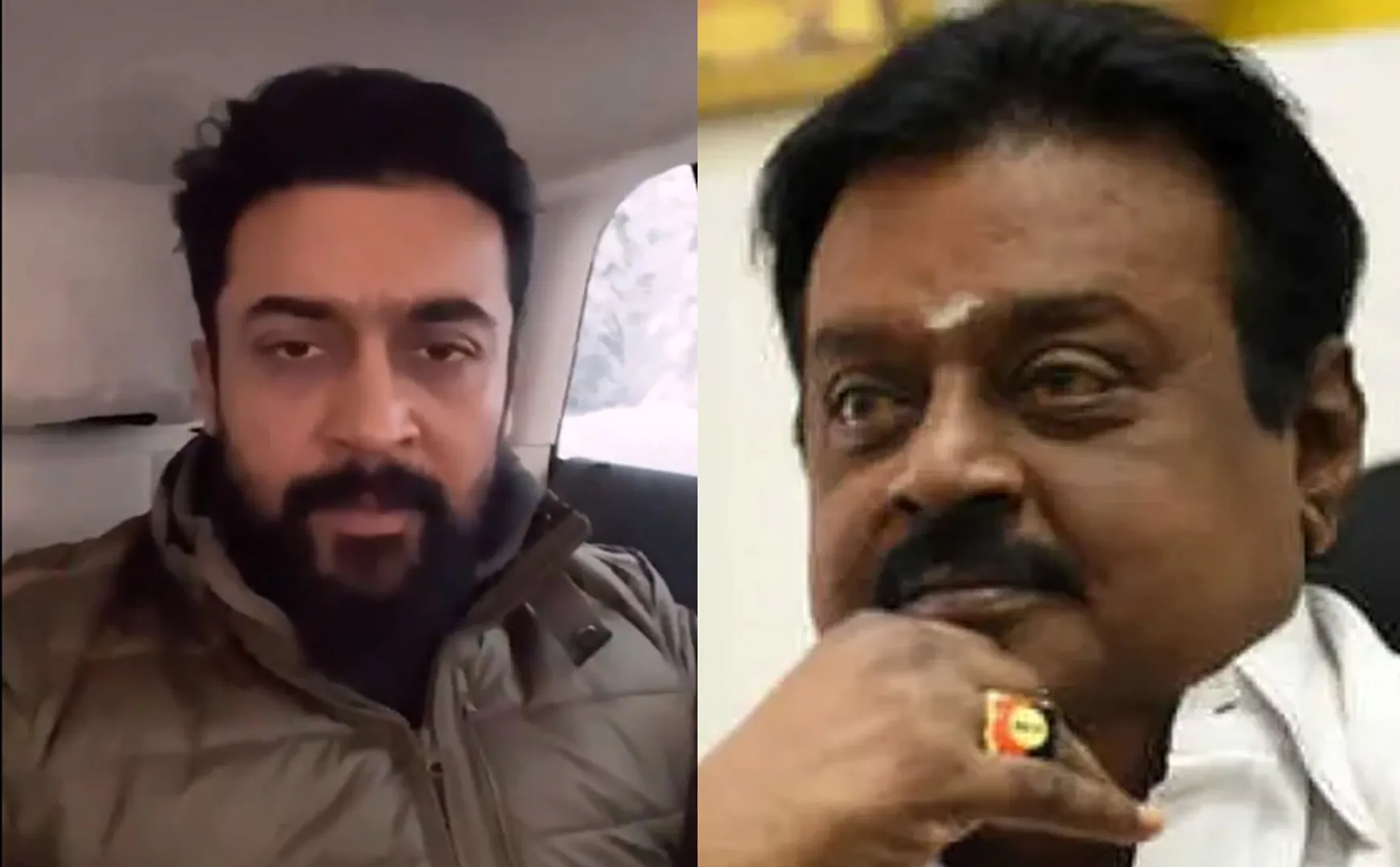 suriya condolence message to vijayakanth 