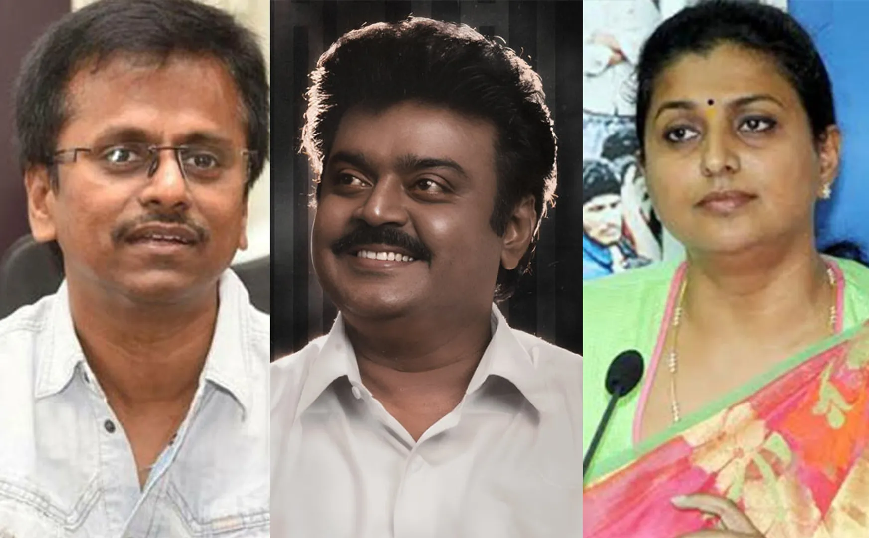 south indian cinema celebrities about vijayakanth 