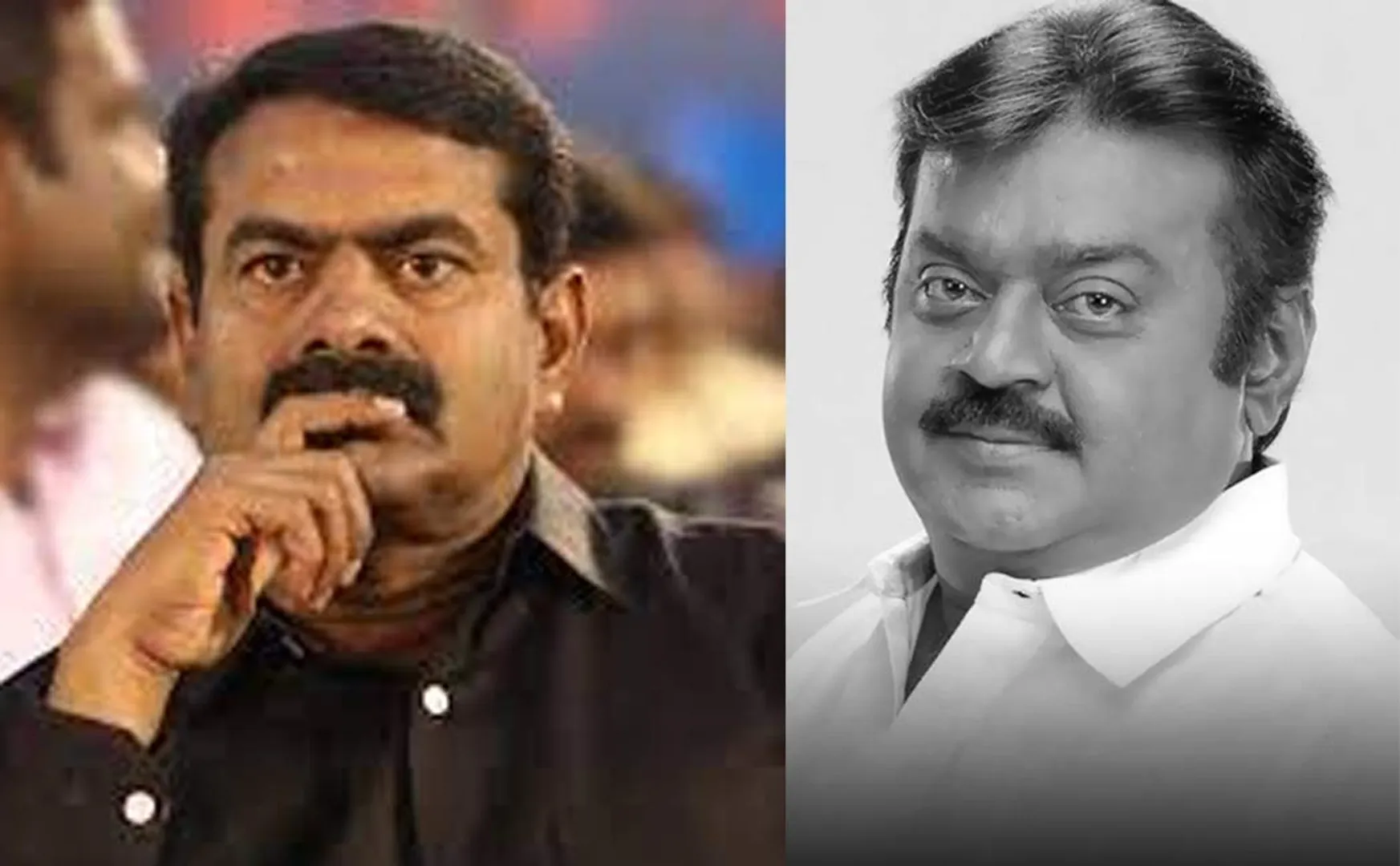 Seeman personally paid tribute to Vijayakanth 