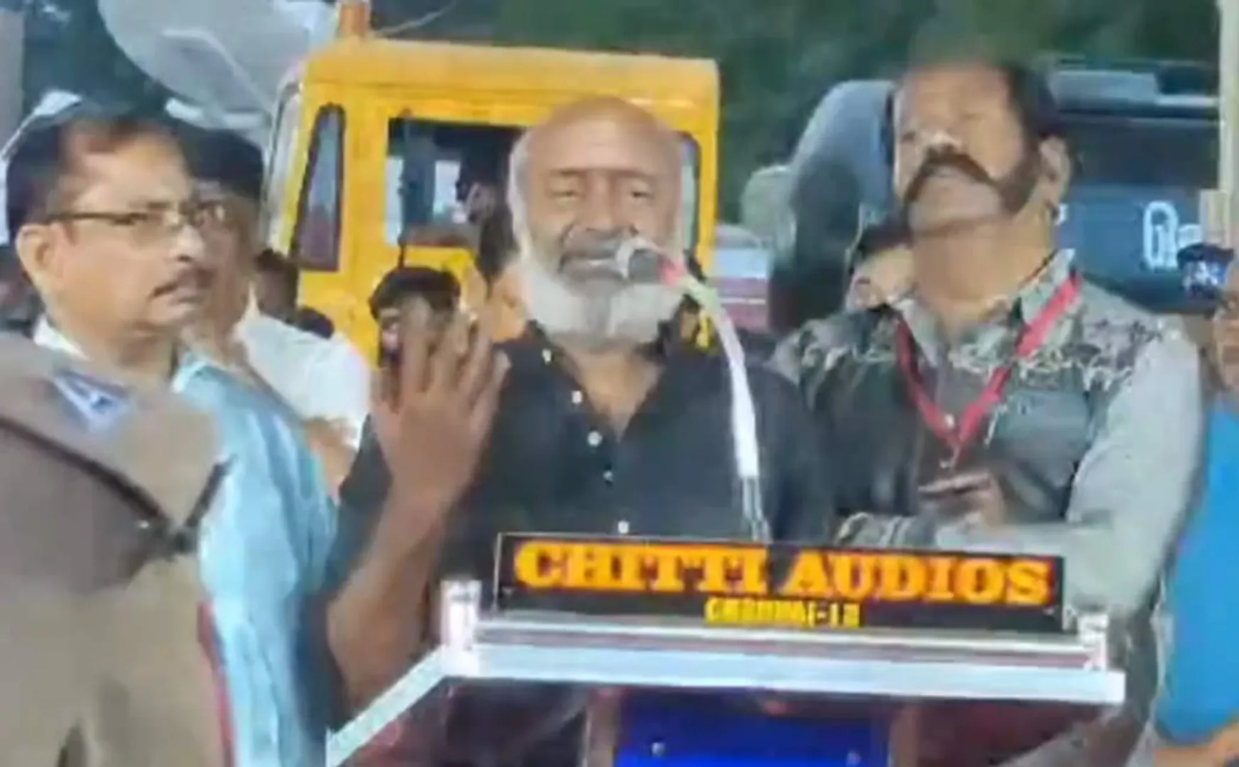 MS Bhaskar paid tribute to Vijayakanth in person