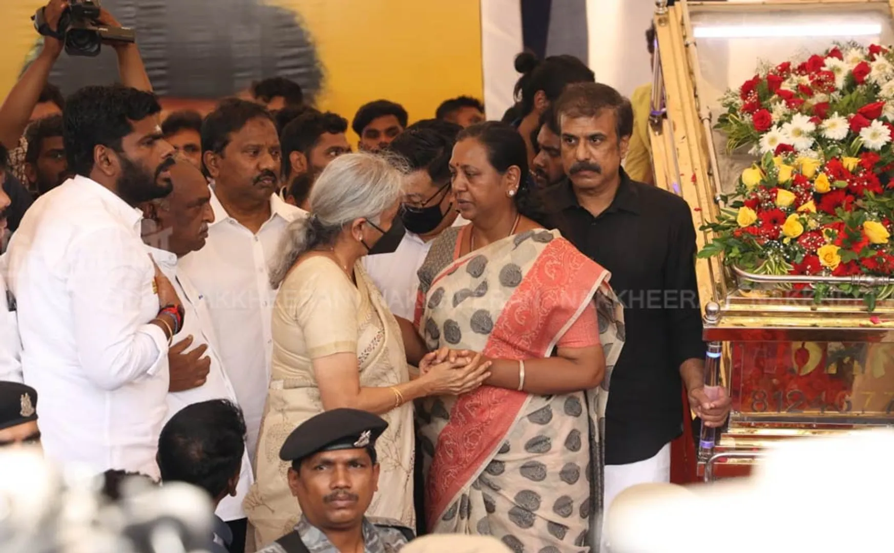 Nirmala Sitharaman said she came to pay tribute to Vijayakanth as soon as Modi said