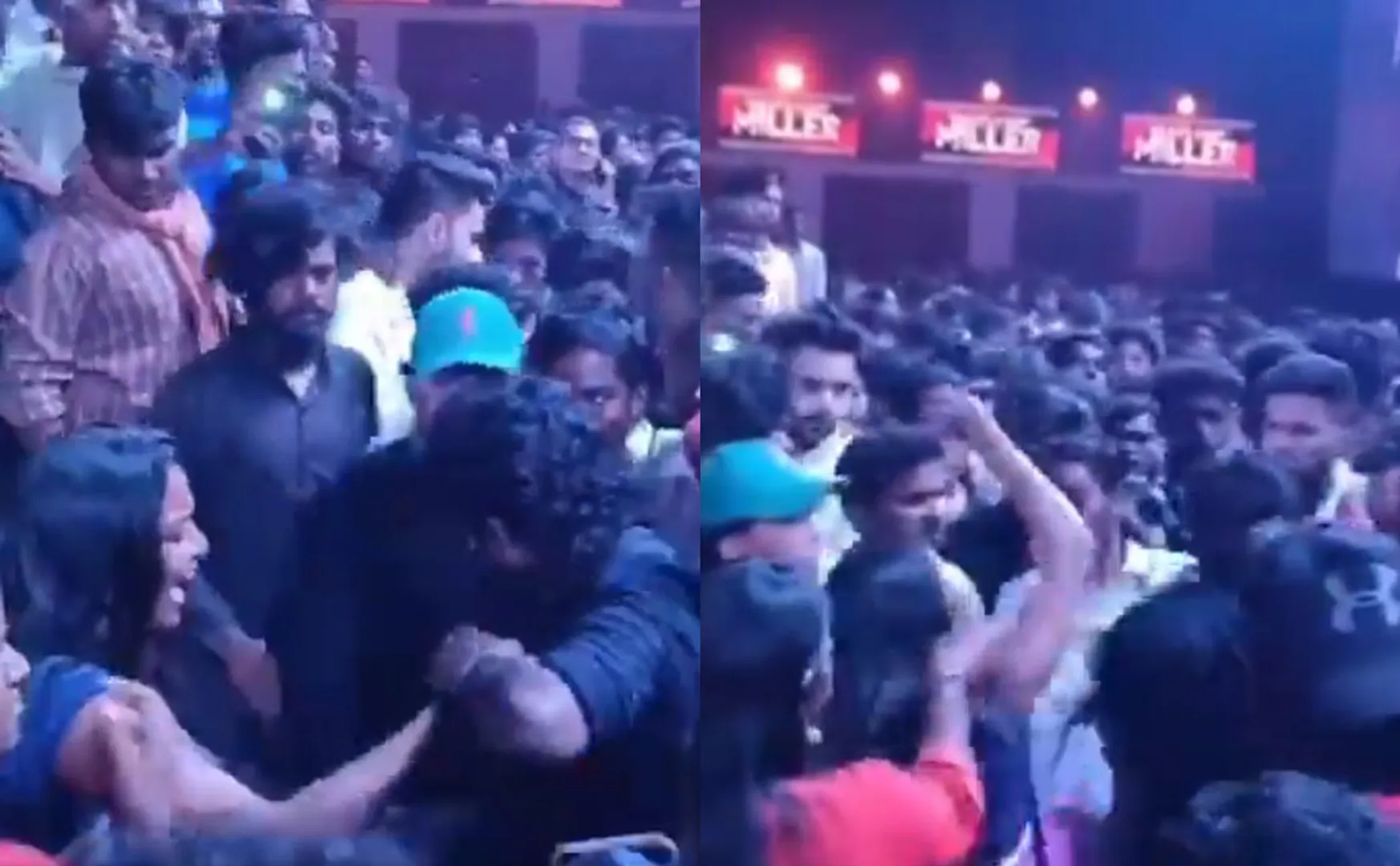 person misbehavioured to actress aishwarya in captain miller  event 