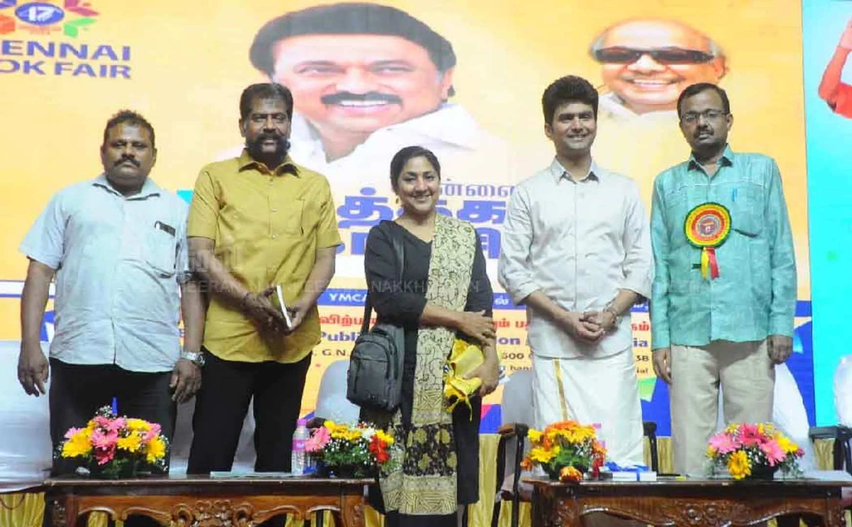 Rohini spoke on the book fair 