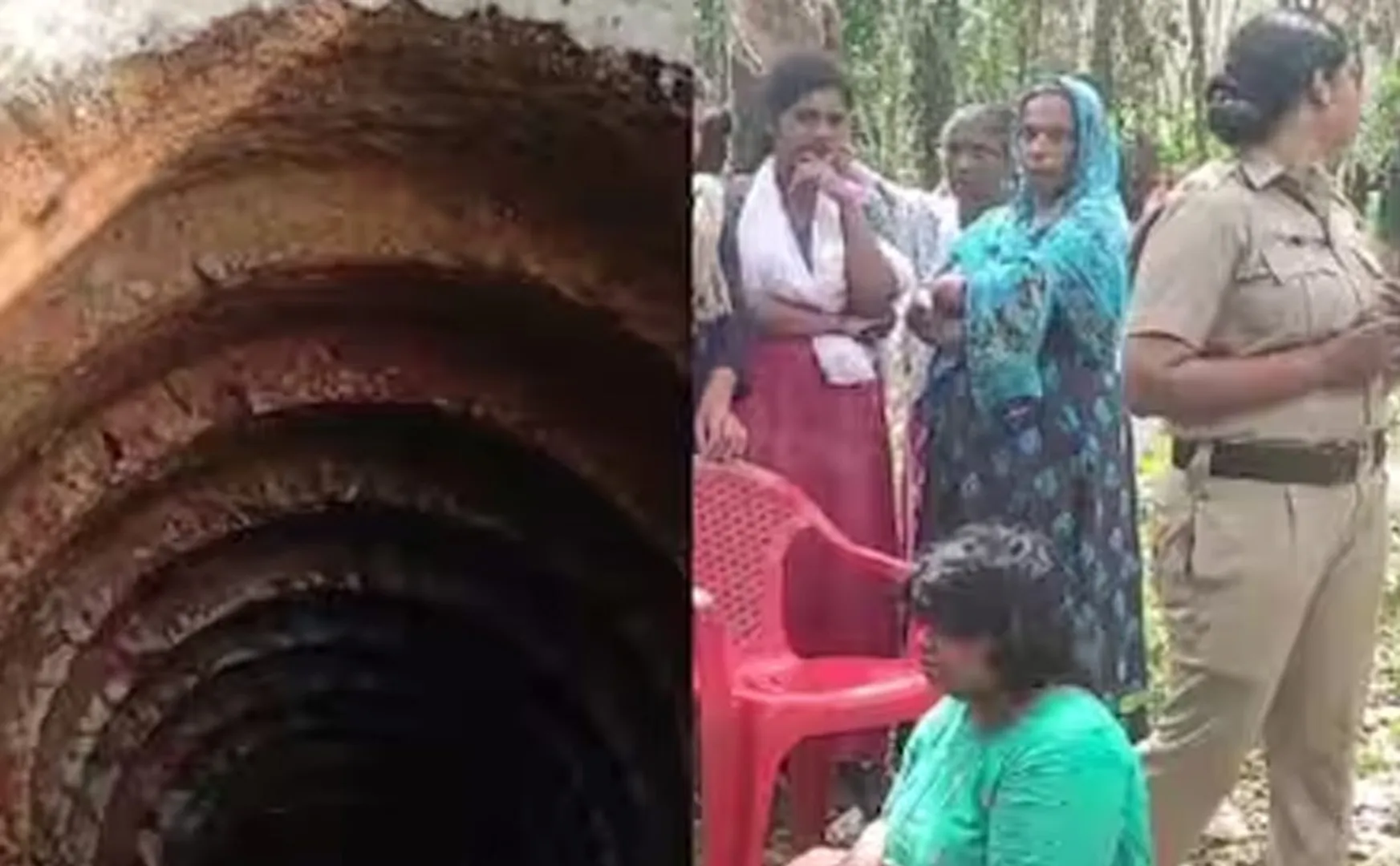 woman who threw a one-and-a-half-year-old child into a well 