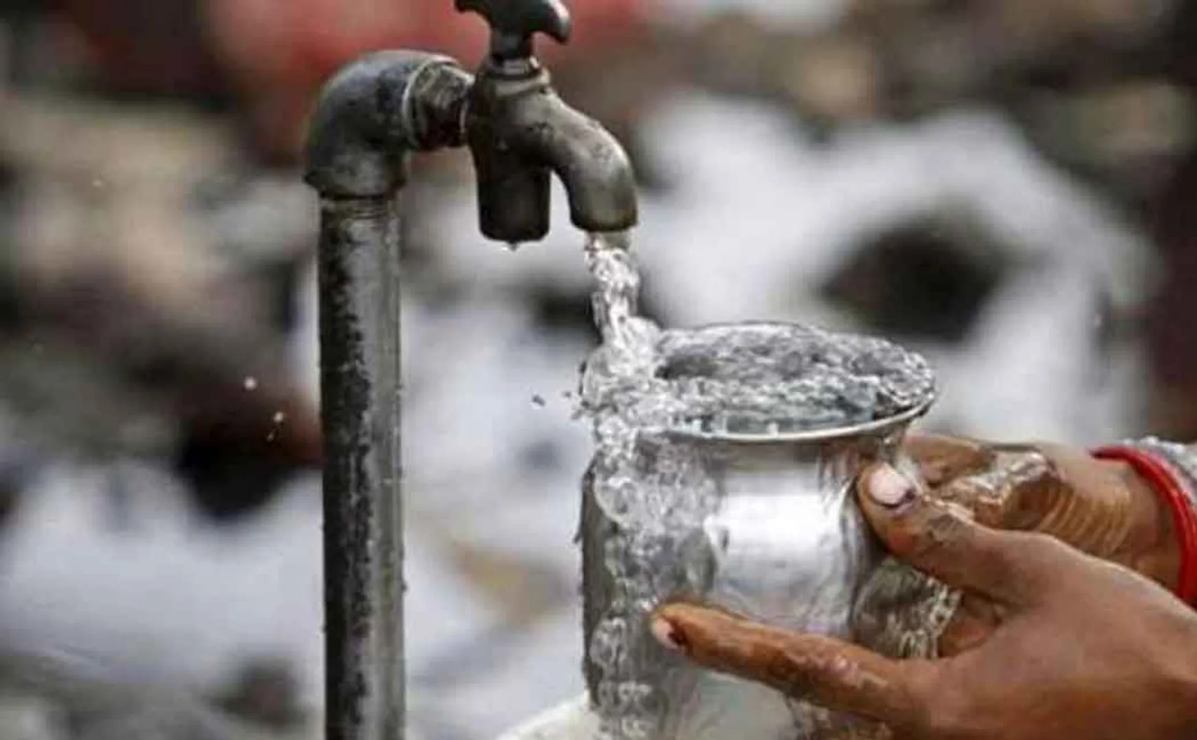 Road blockade by women demanding supply of regular drinking water