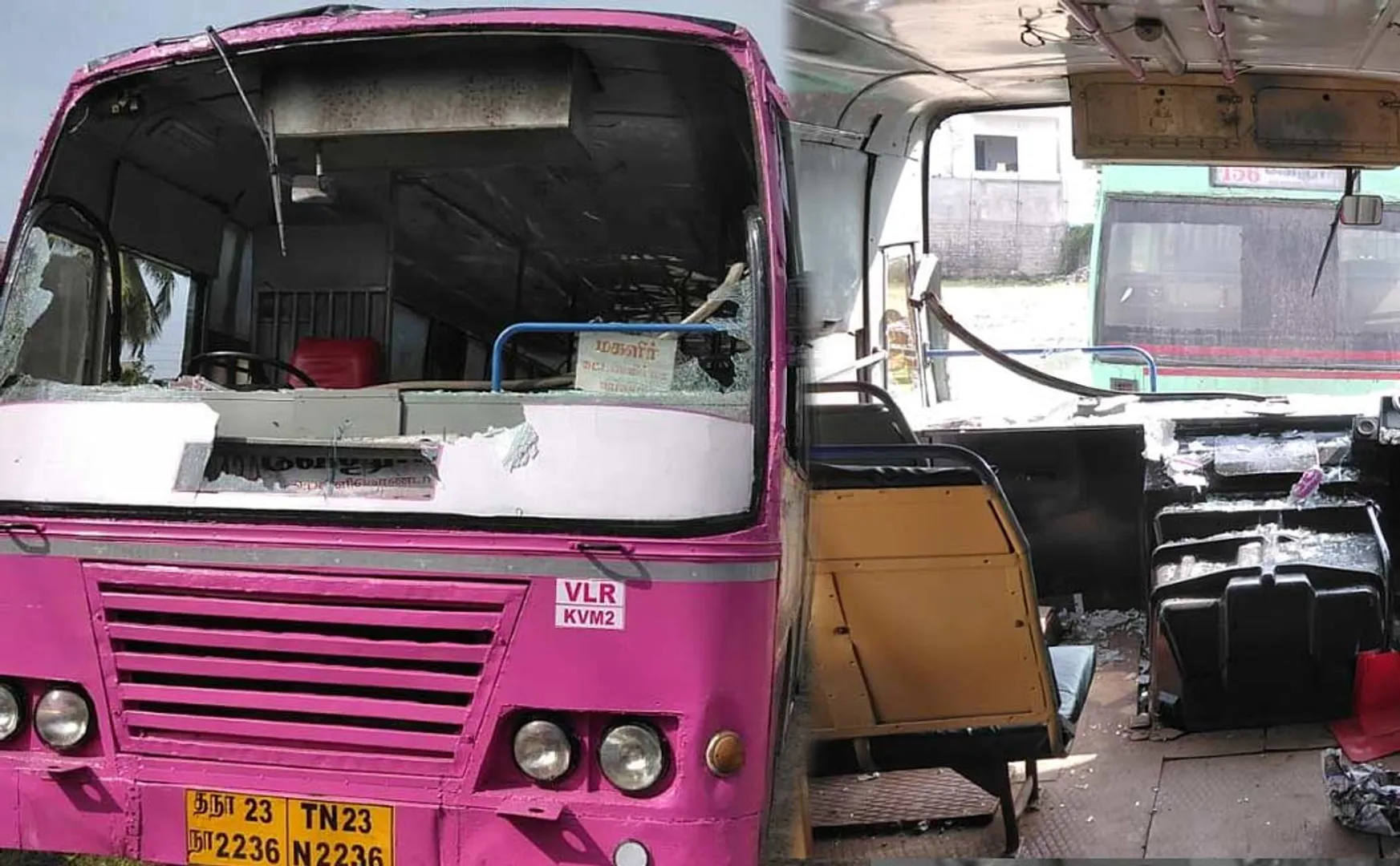 Man arrested for breaking government bus window asking for job