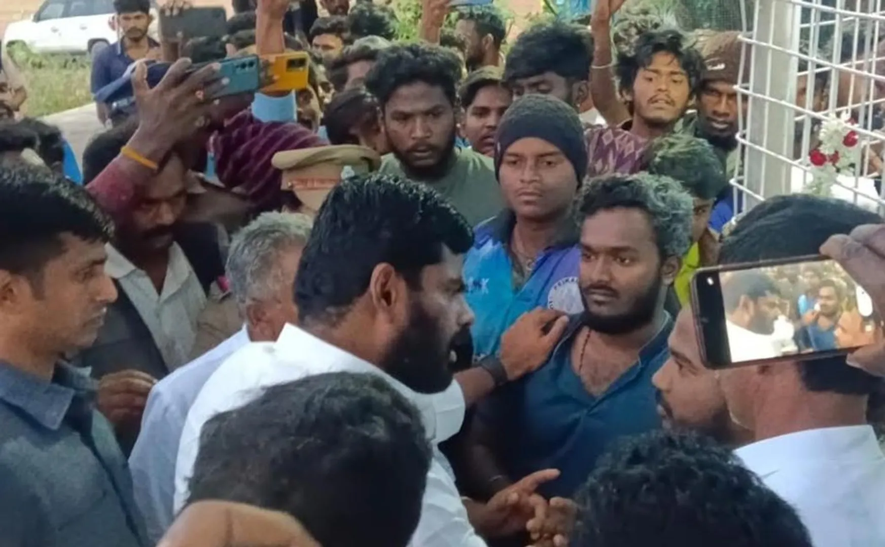 Annamalai who was involved in an argument at the place of worship