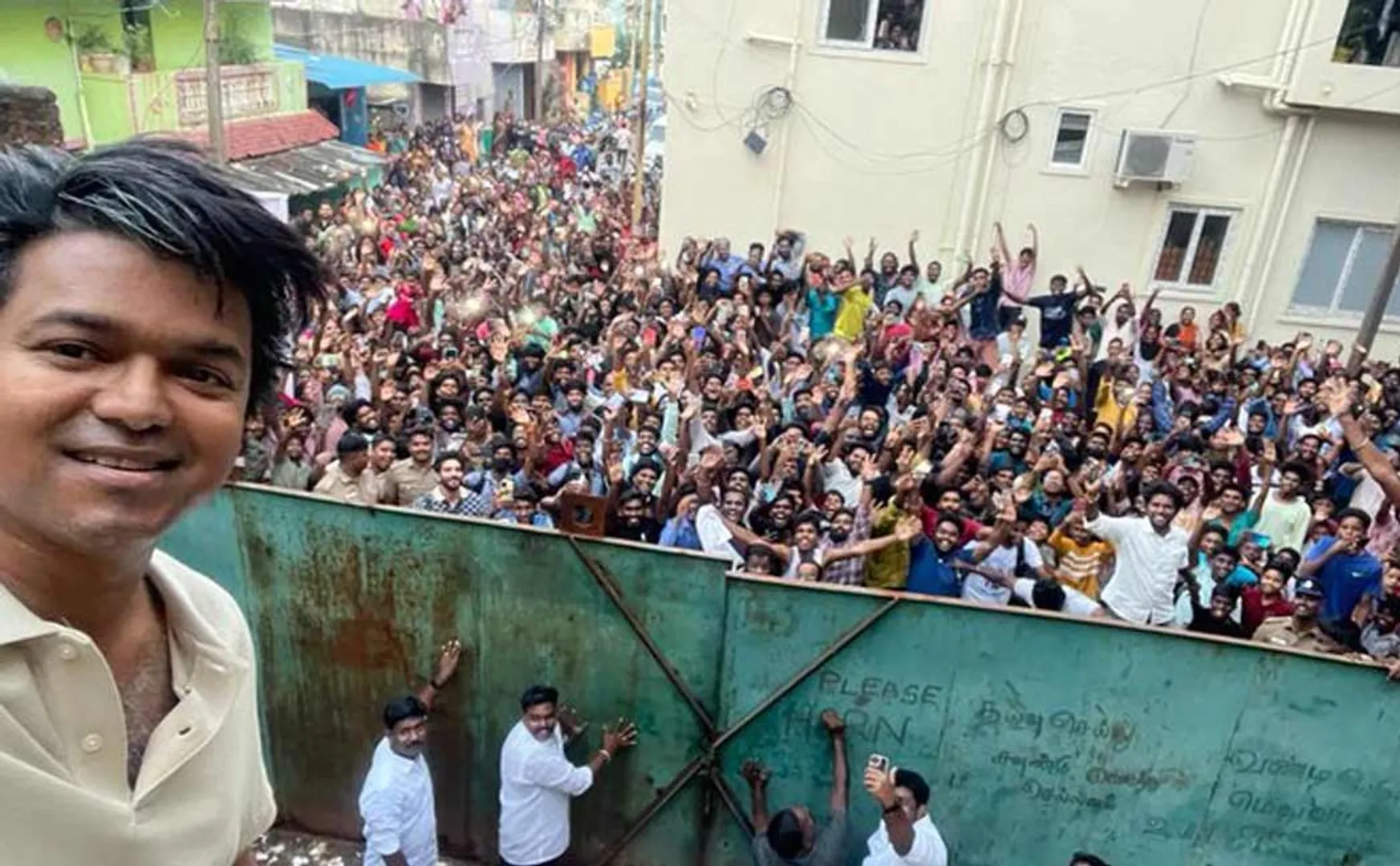 vijay selfie in goat movie 
