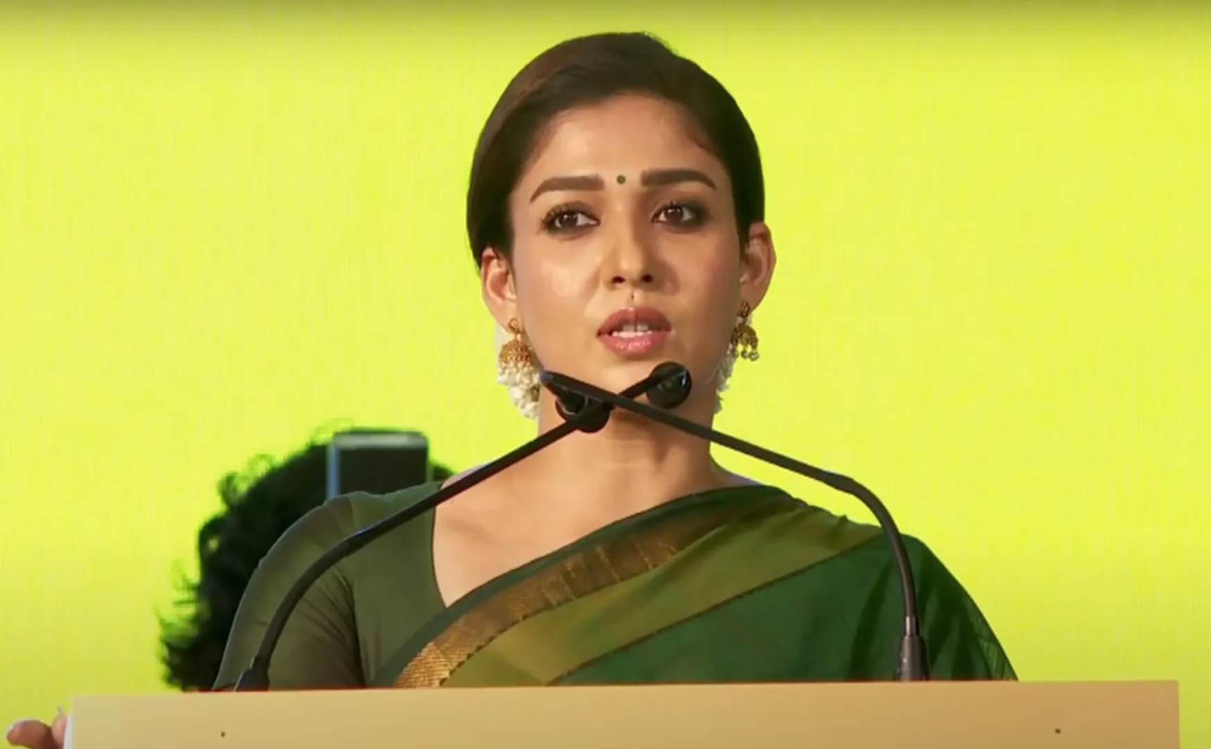 nayanthara speech in femi 9 success function 