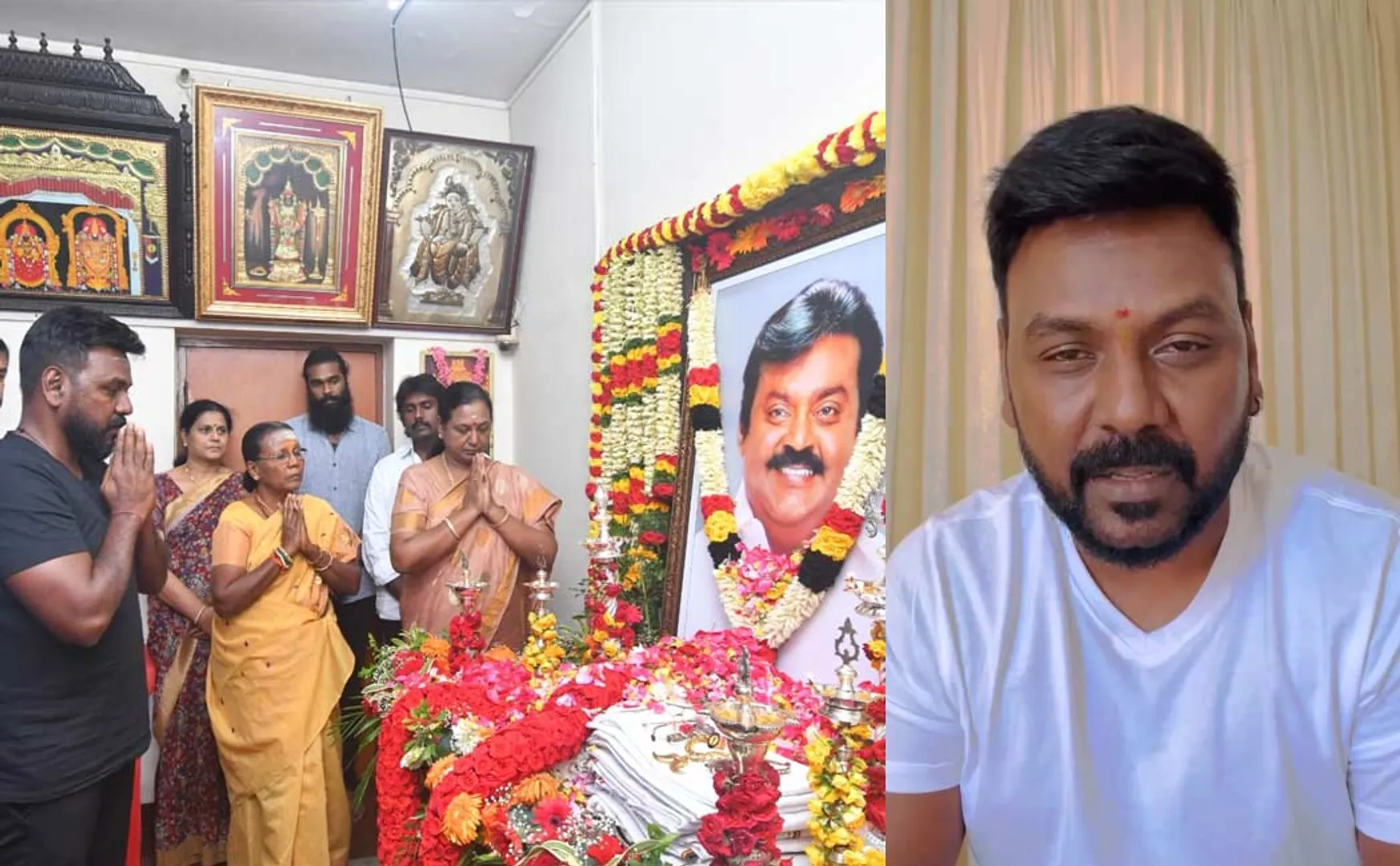 lawrence ready to act in vijayakanth son movie 