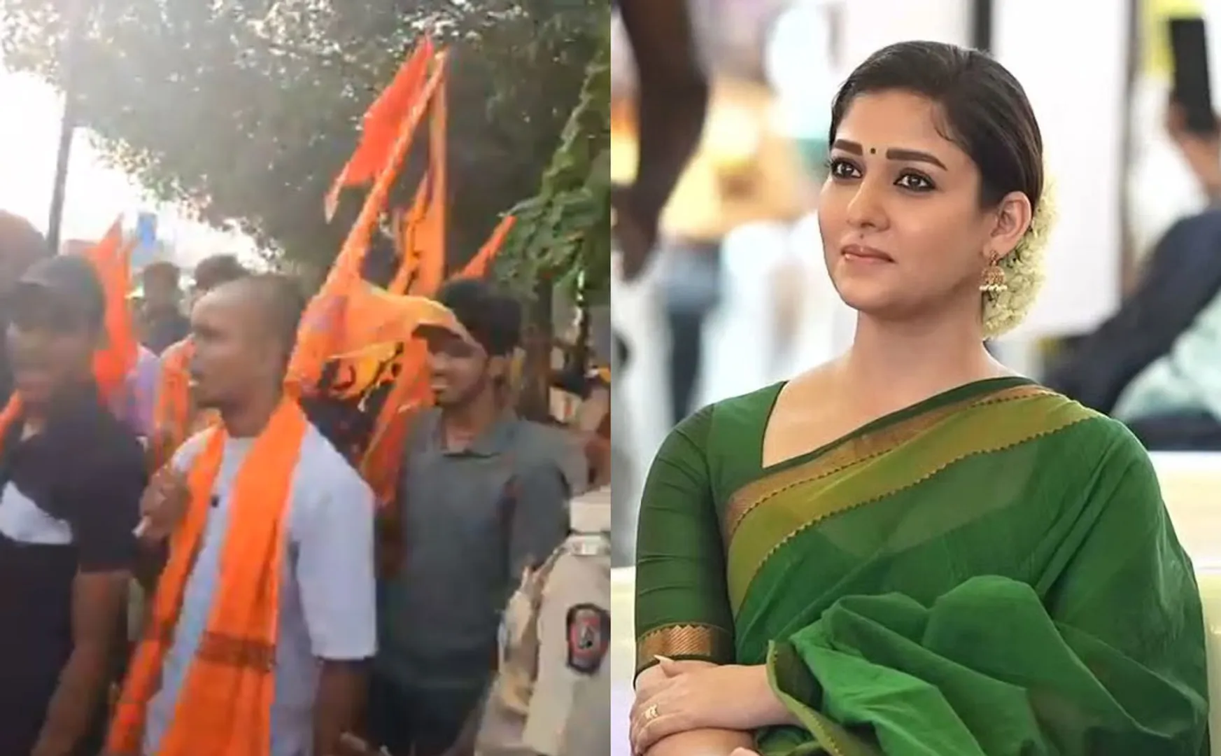 Vishva Hindu Parishad protest against nayanthara annapoorani movie issue 