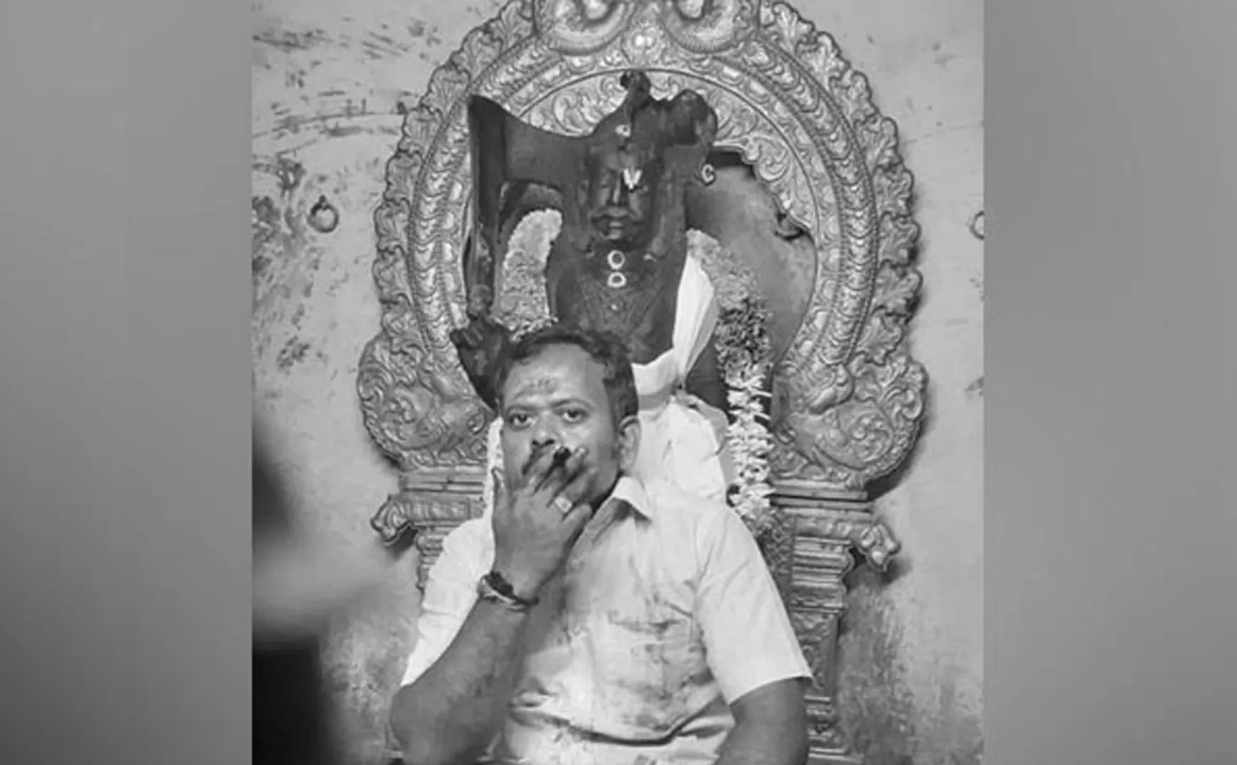 man who cut the neck of Karuppannasami temple priest