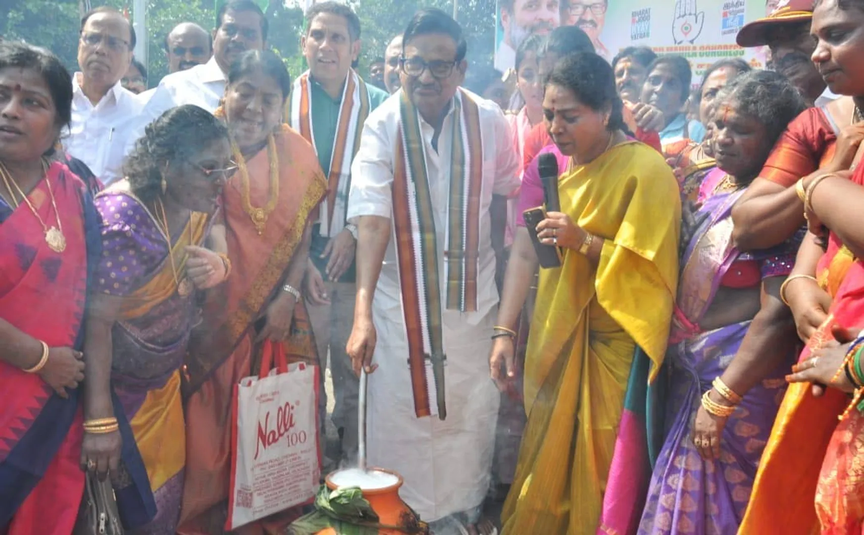 Pongal Festival by Tamil Nadu Mahila Congress (Pictures)