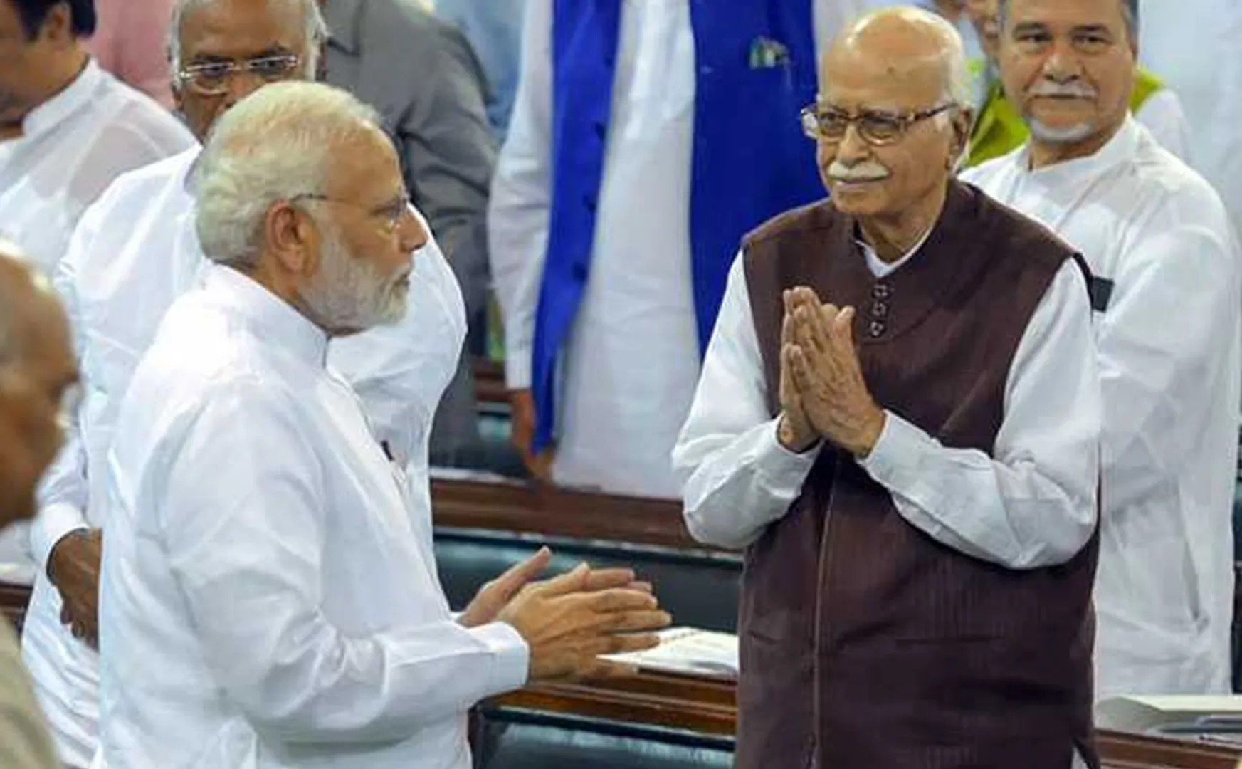 advani said ramar choose modi to buld a ramar temple in ayothya 