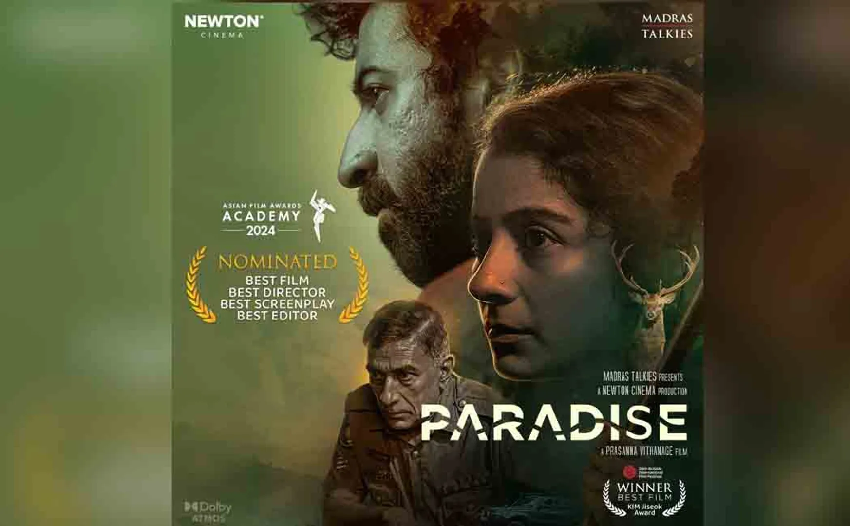  Asian Film Award; 'Paradise' in 4 sections!