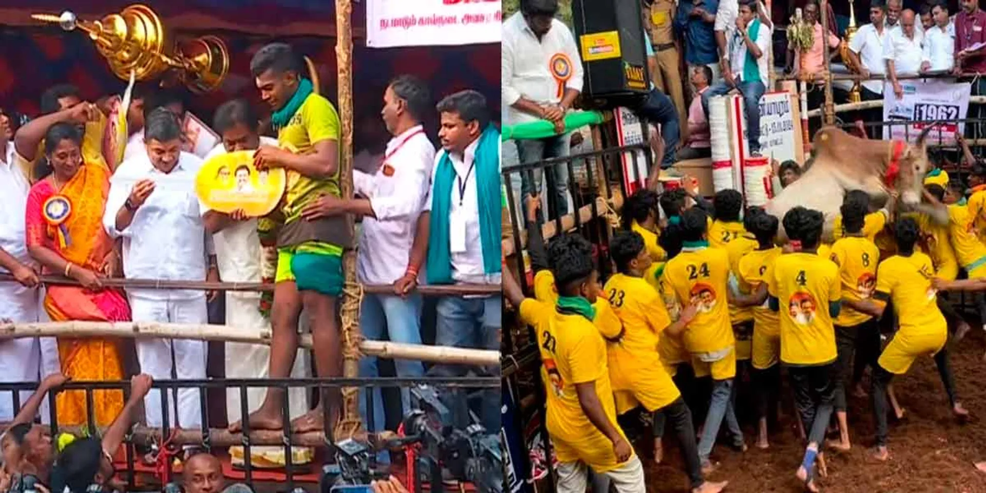 Avaniyapuram Jallikattu Completion - Karthik first place