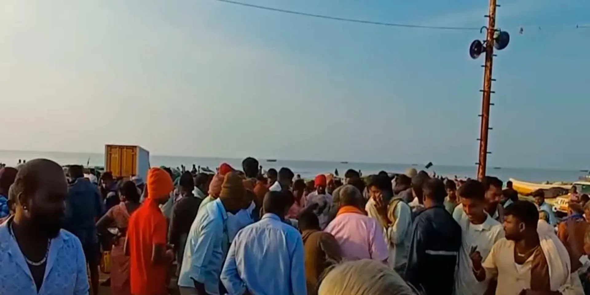 Sale of  fish on Mattu Pongal day