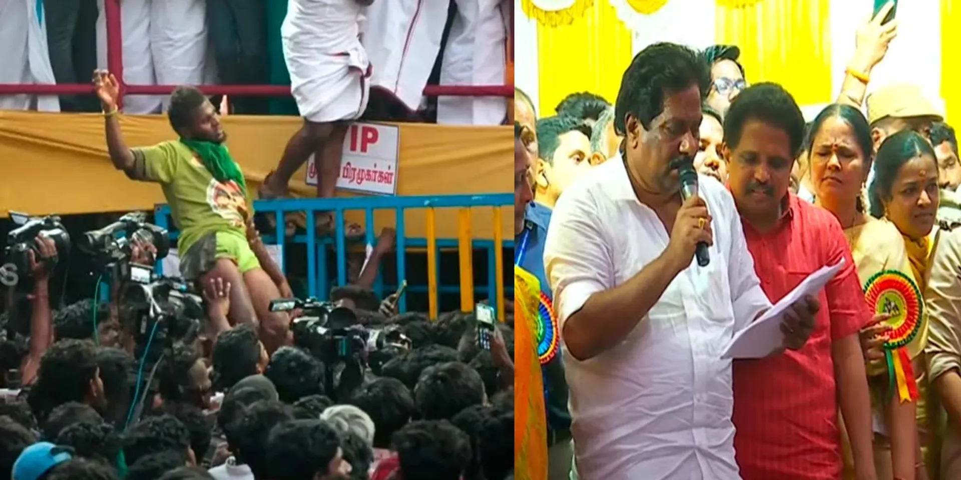 Completed Alanganallur Jallikattu; Karthik came first in a tough competition